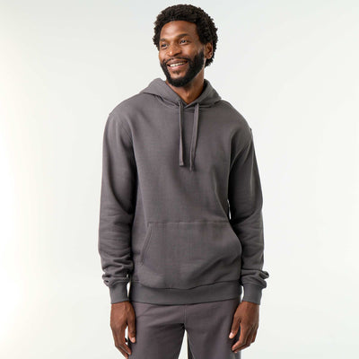 Plain Hooded Sweatshirt GREY