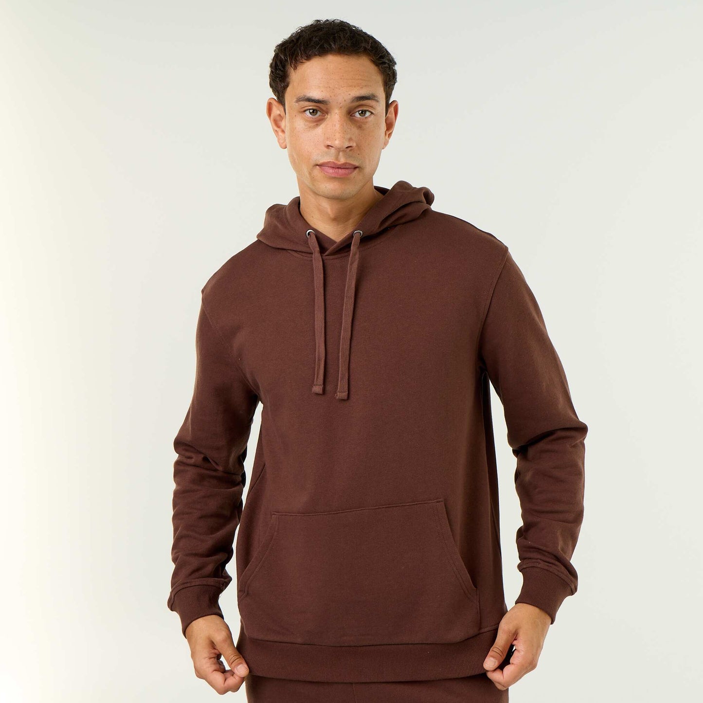 Lightweight Fleece Sweatshirt BROWN
