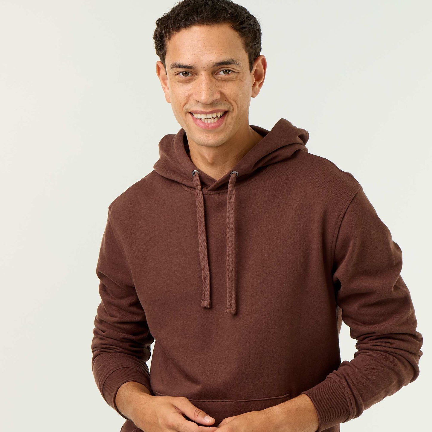 Lightweight Fleece Sweatshirt BROWN