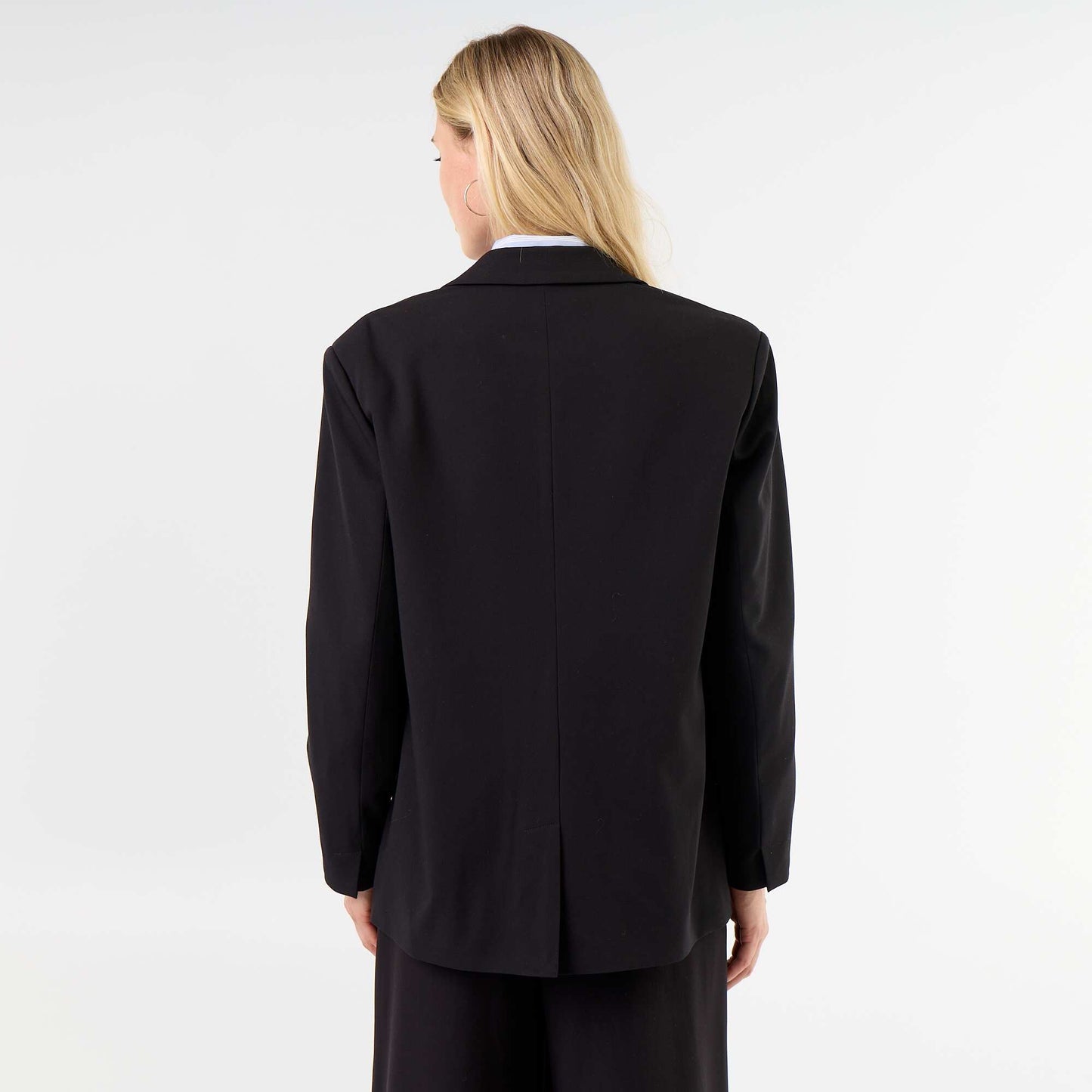 Long tailored jacket BLACK