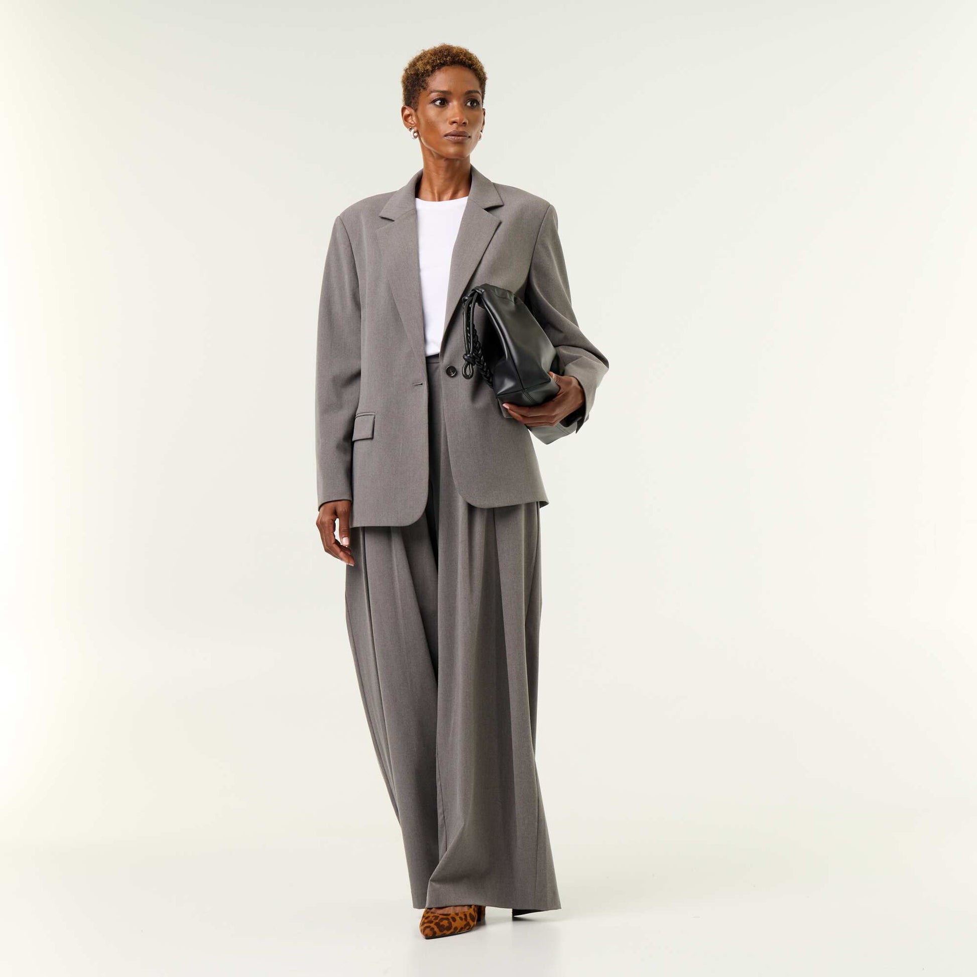 Long tailored jacket GREY
