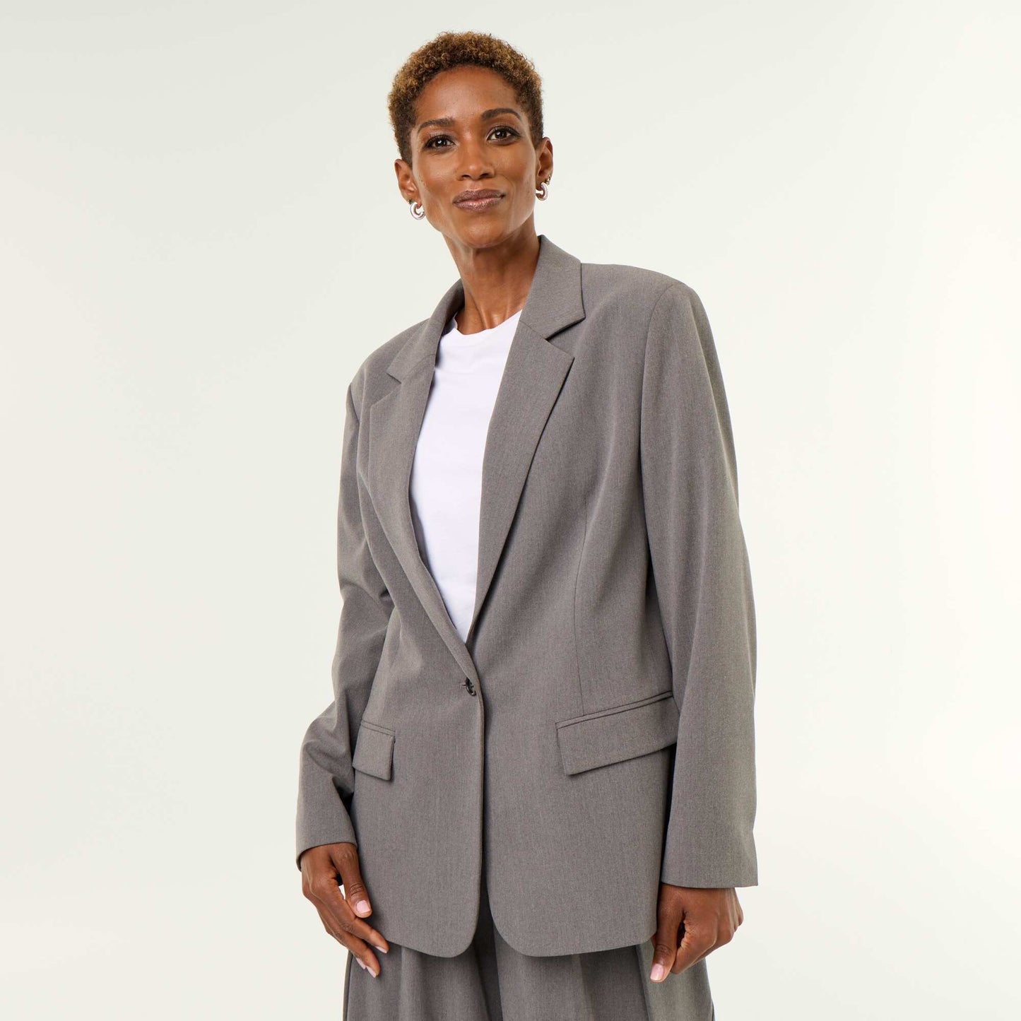 Long tailored jacket GREY
