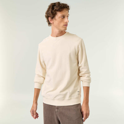 Ribbed Fine-Gauge Knit Sweater WHITE