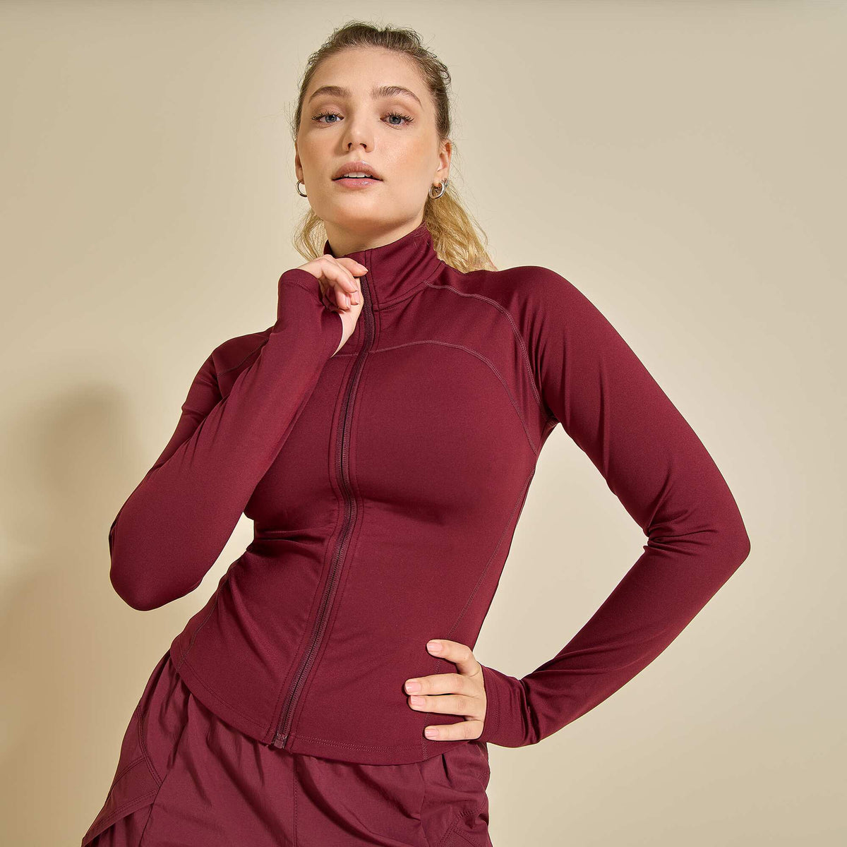 Full-Zip Sports Jacket RED