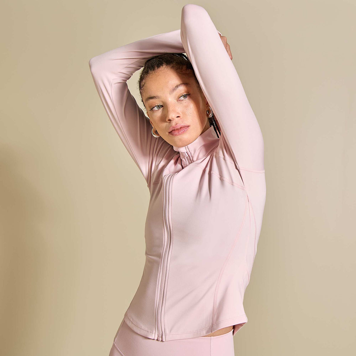 Full-Zip Sports Jacket PINK