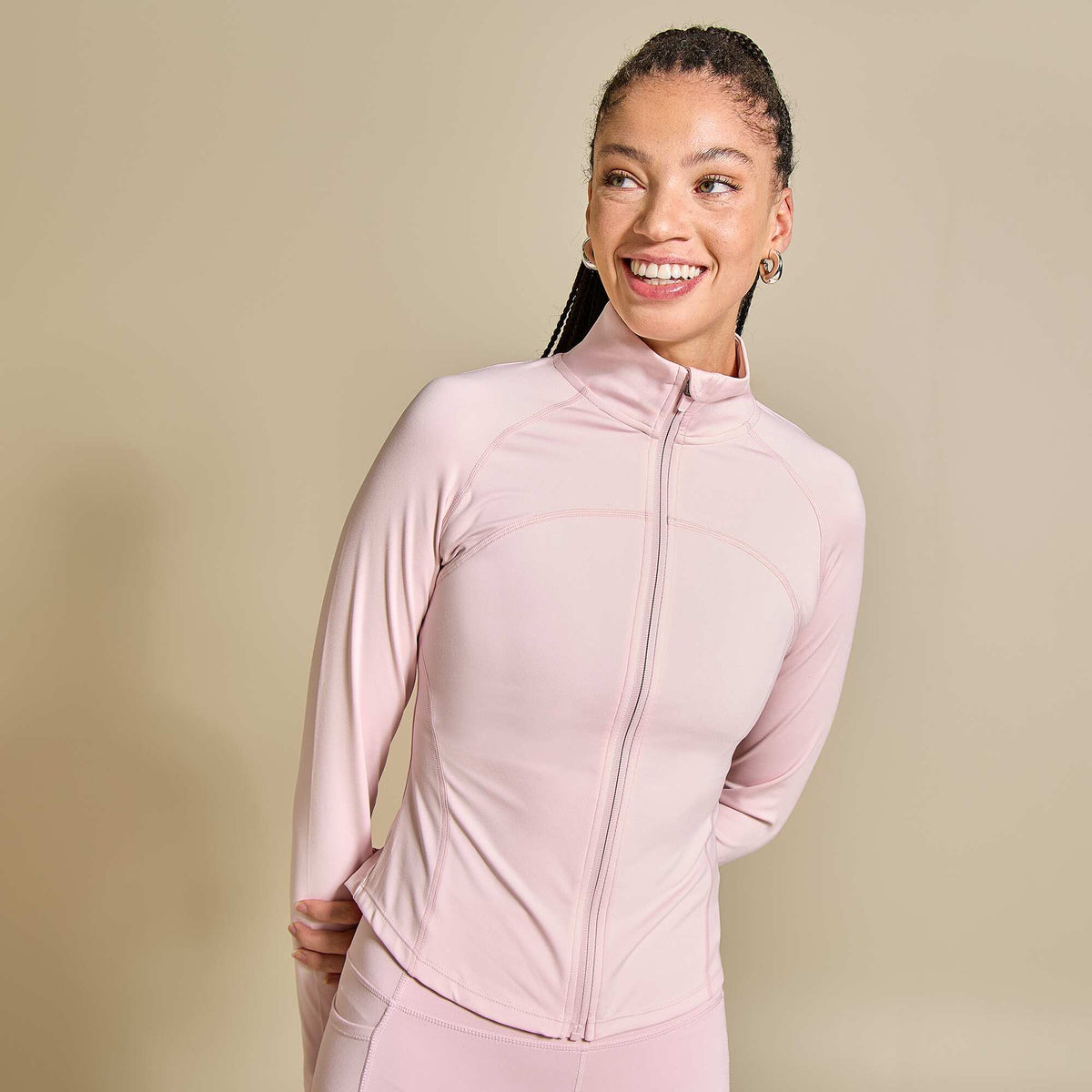 Full-Zip Sports Jacket PINK
