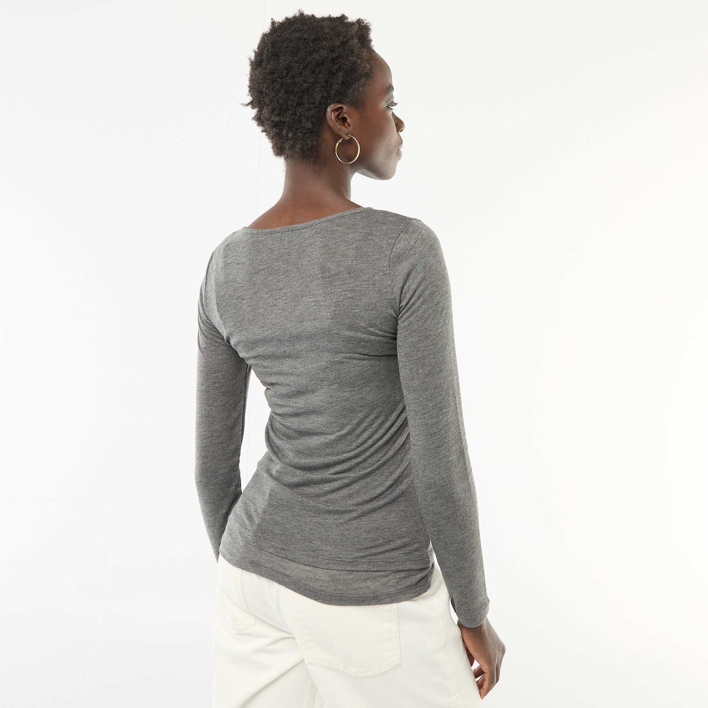 2-in-1 Tank Top T-Shirt GREY