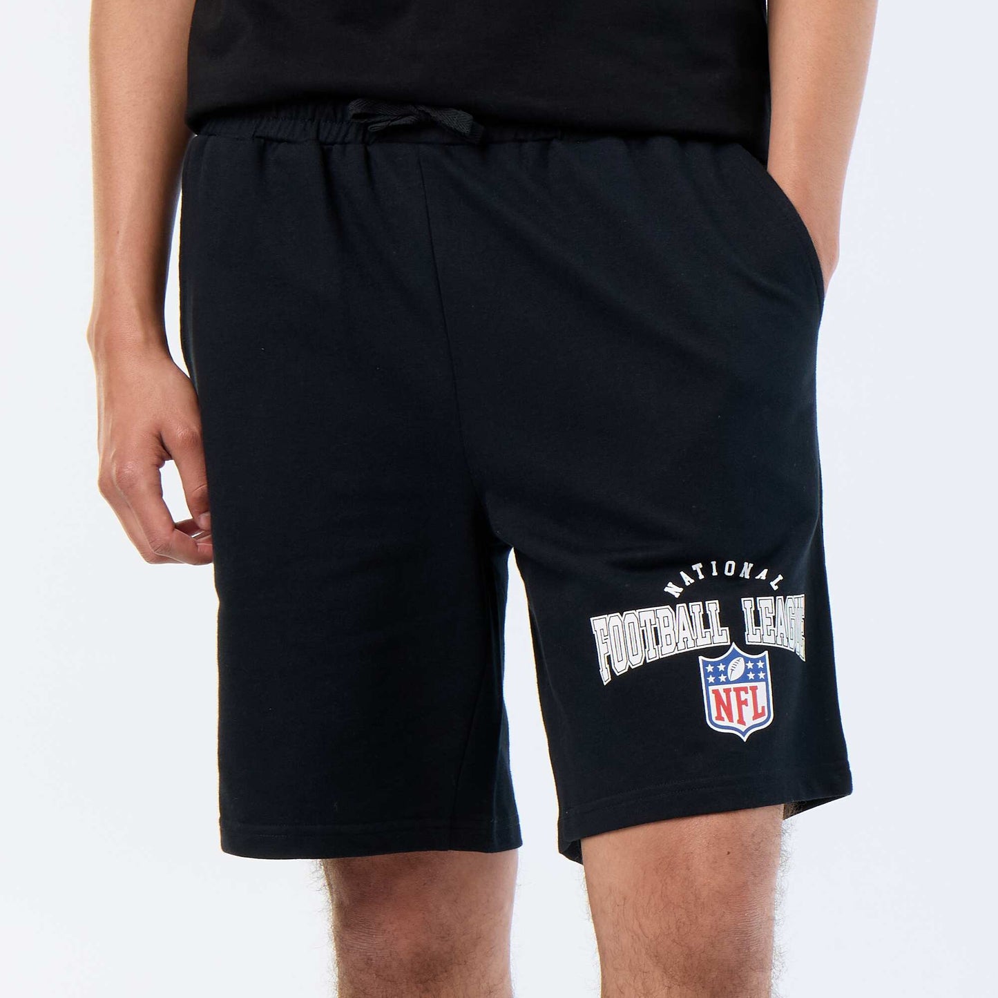 NFL T-shirt + Shorts Pajama Set - 2-Piece BLACK
