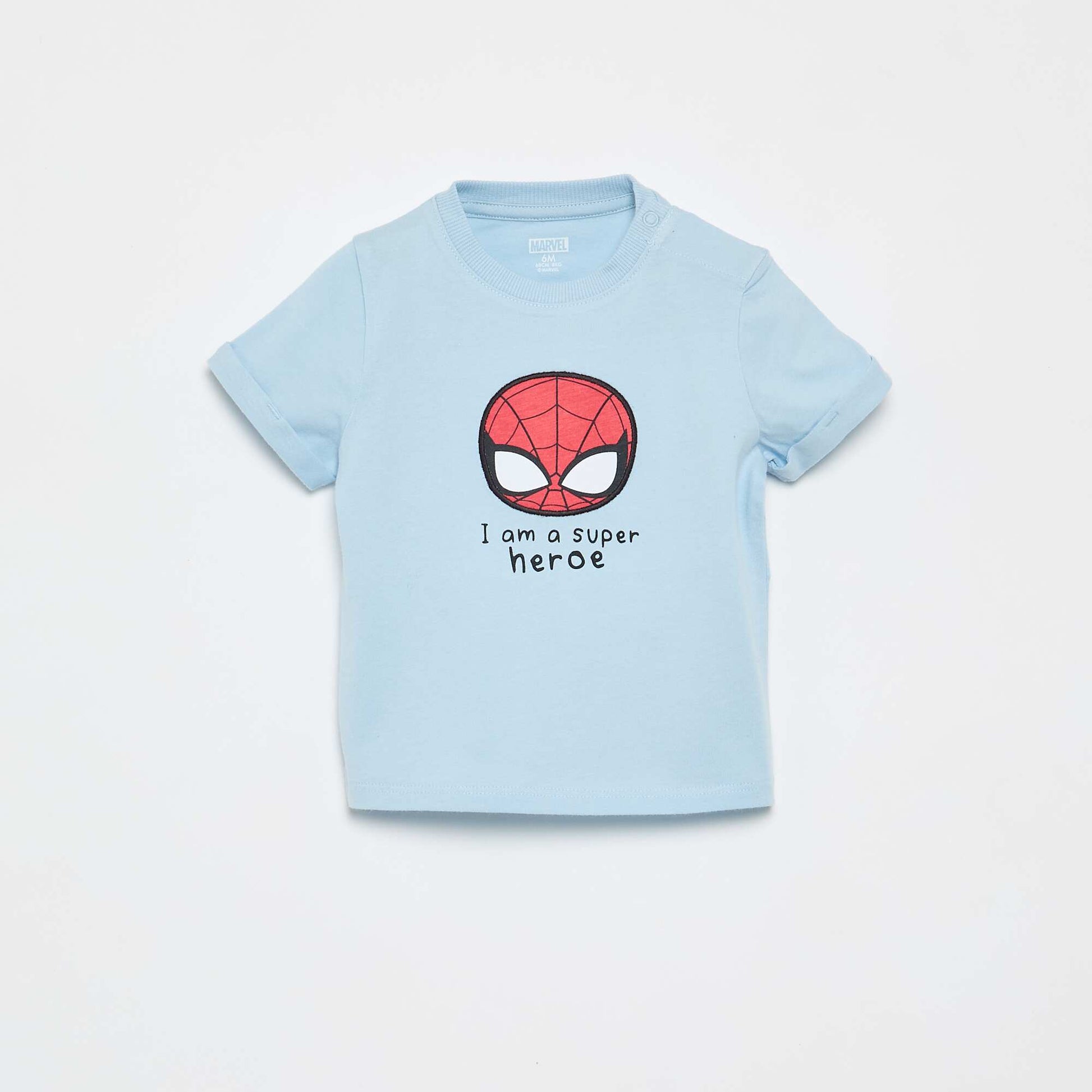 'Marvel' Short-Sleeved T-Shirt BLUE