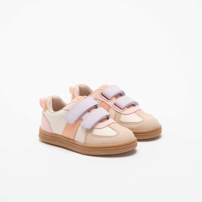 Colorful Strap Sneakers BEIGE