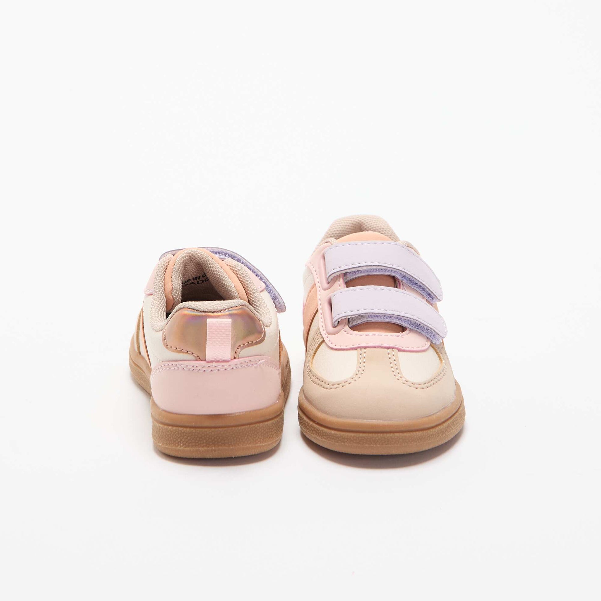 Colorful Strap Sneakers BEIGE