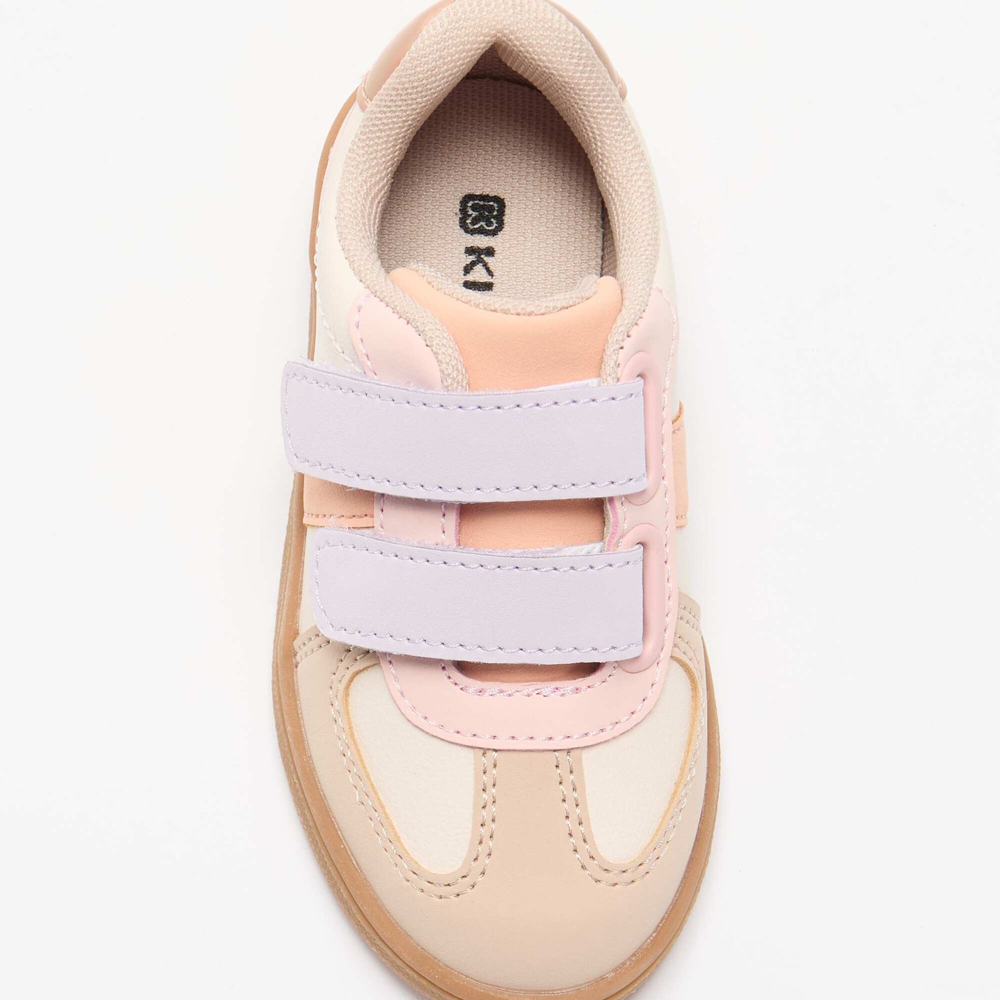 Colorful Strap Sneakers BEIGE
