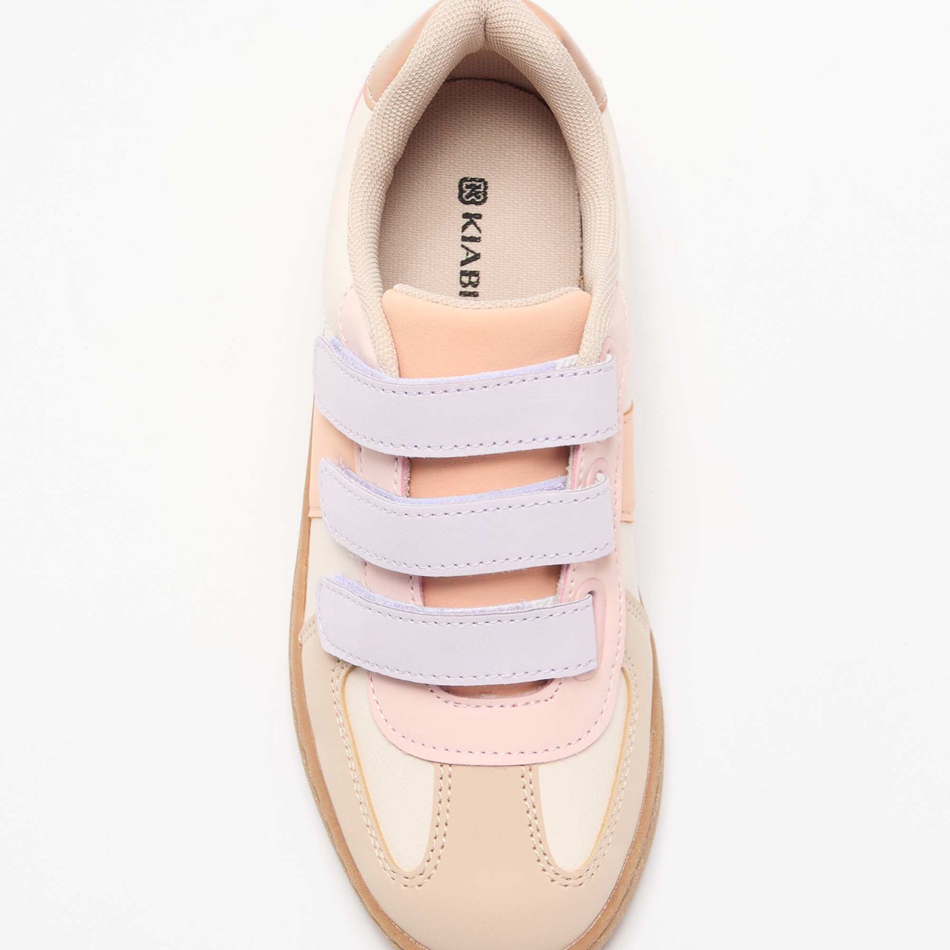 Multicolored Hook-and-Loop Sneakers BEIGE