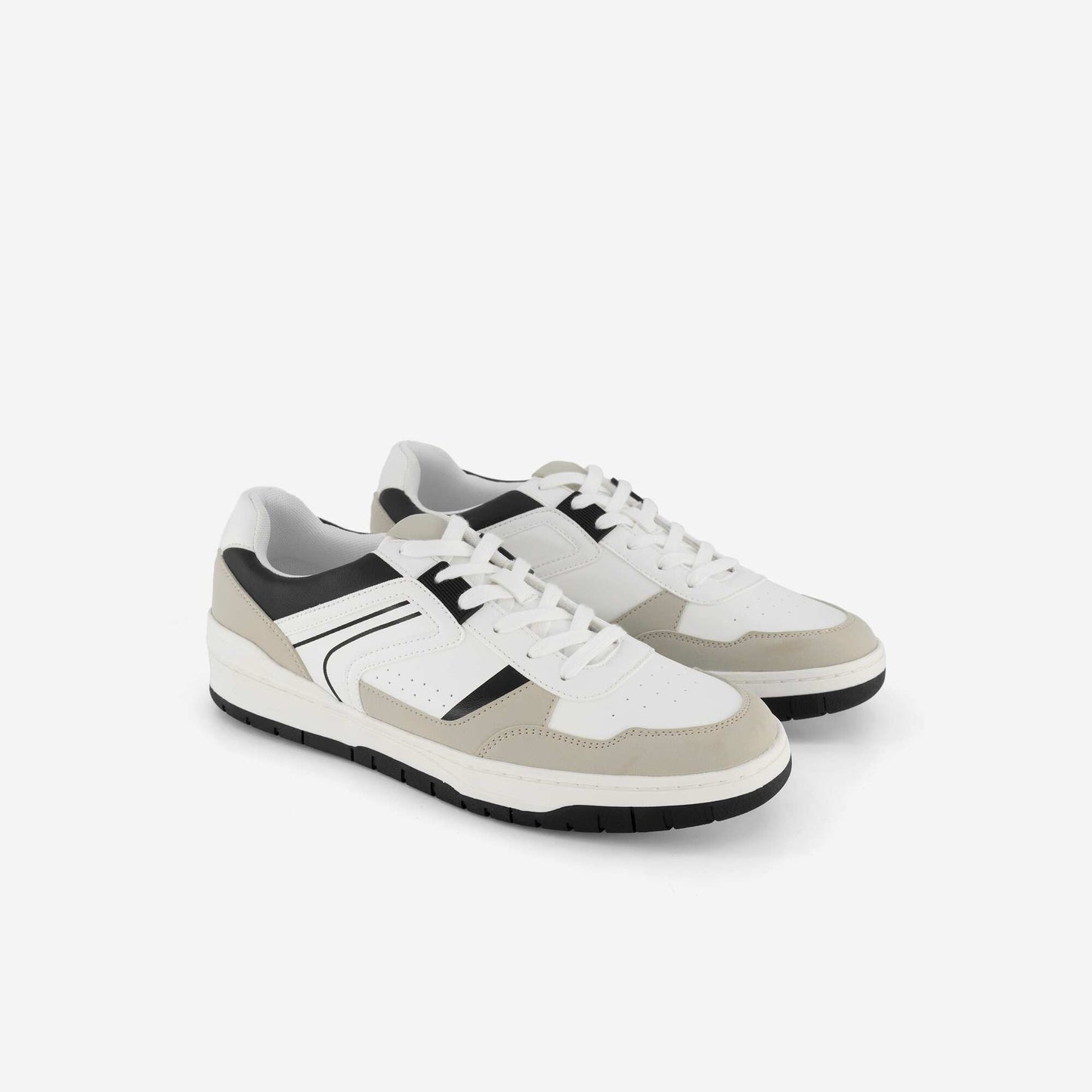 Lace-up low-top sneakers WHITE