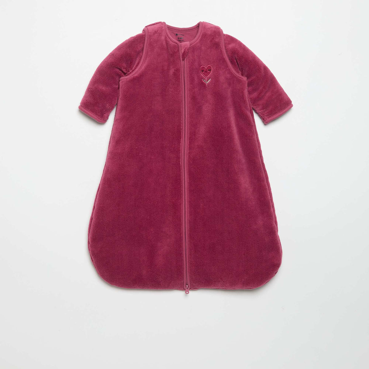 Sleeping bag with removable sleeves PINK