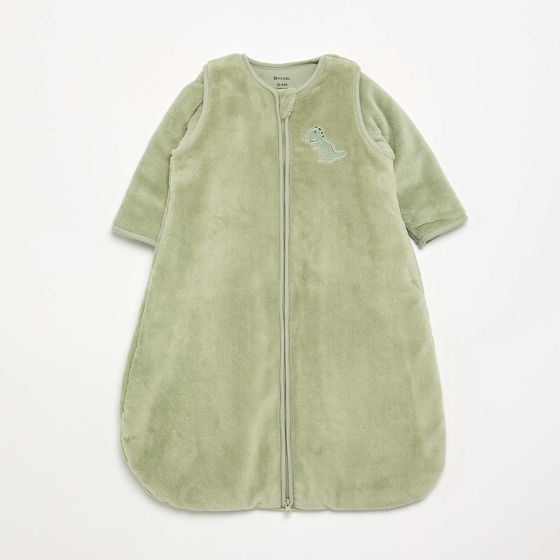 Sleeping bag with removable sleeves GREEN