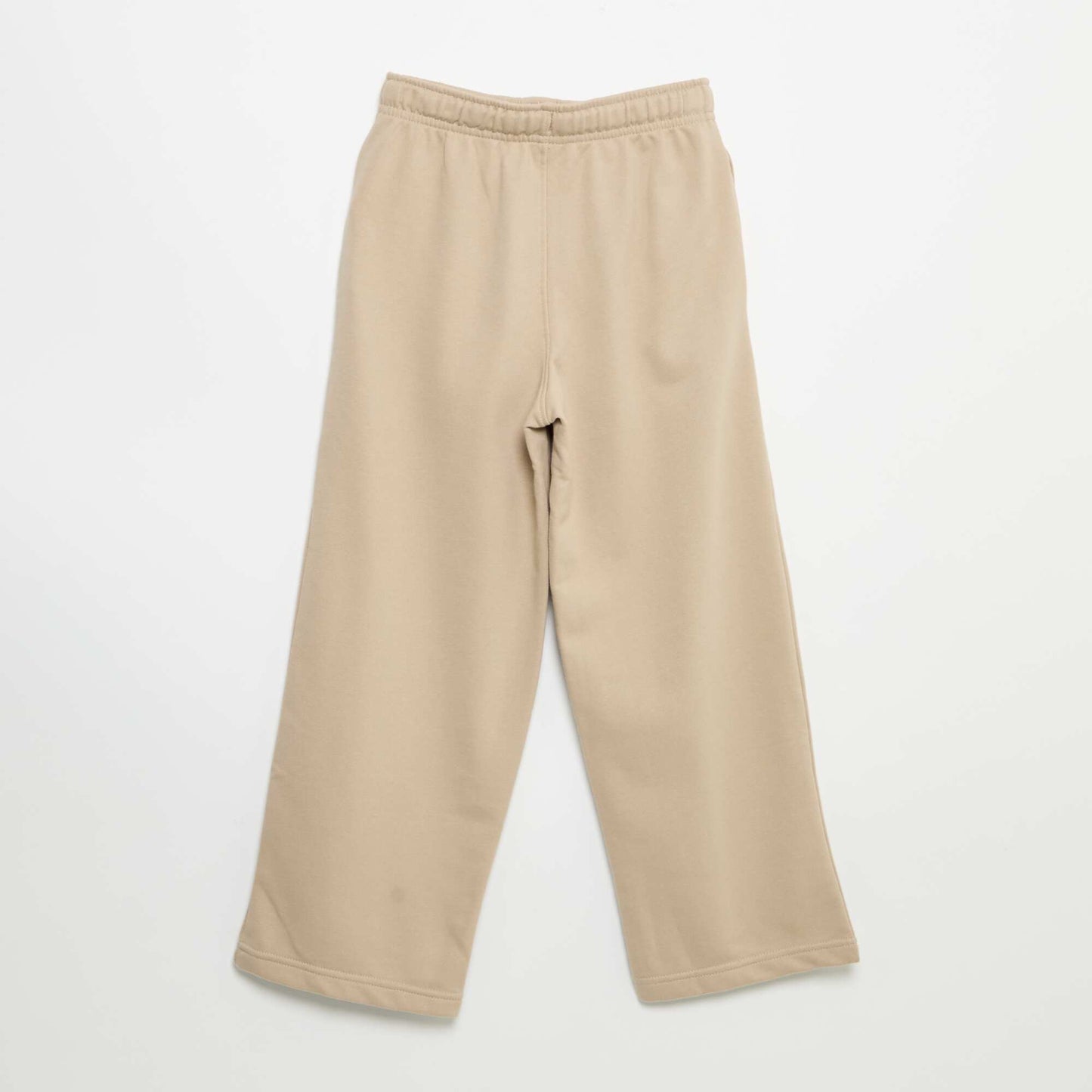 Plain French Terry Jogger Pants BEIGE