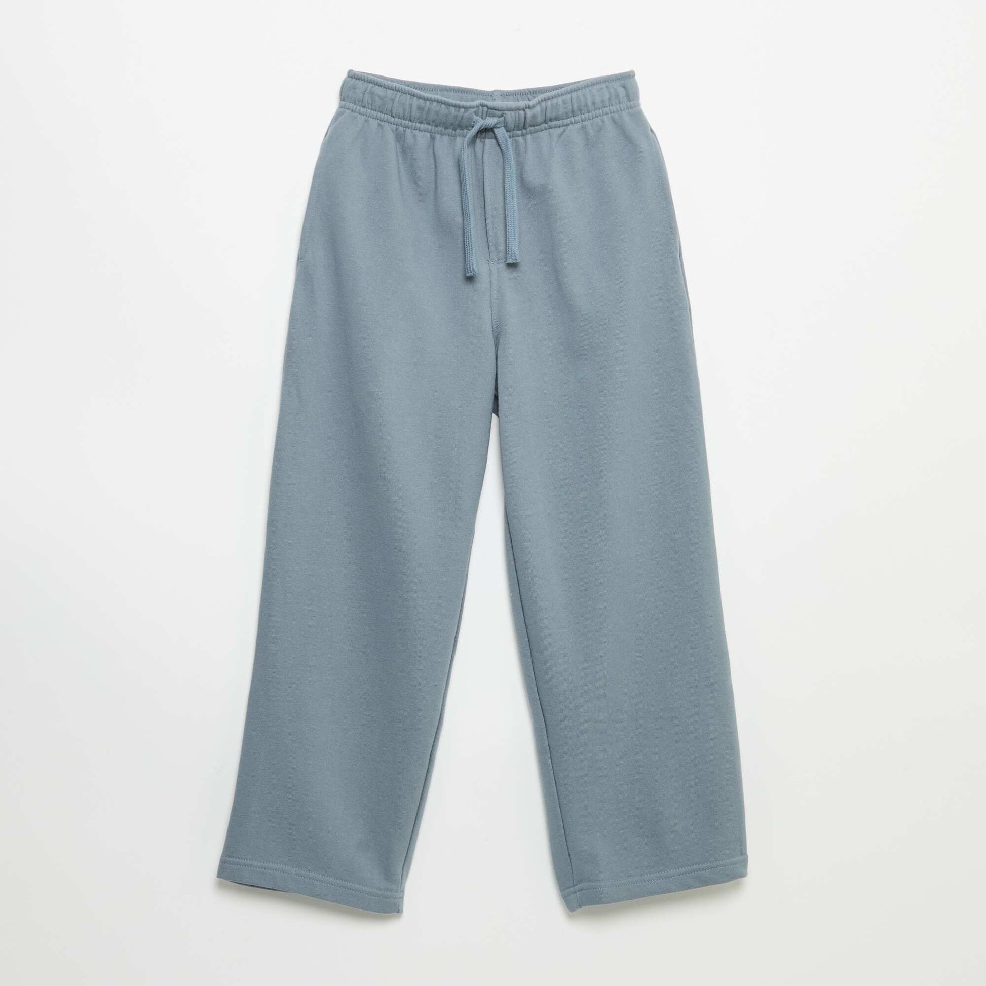 Plain French Terry Jogger Pants BLUE