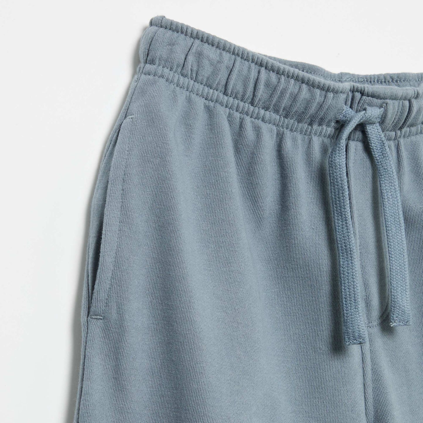 Plain French Terry Jogger Pants BLUE