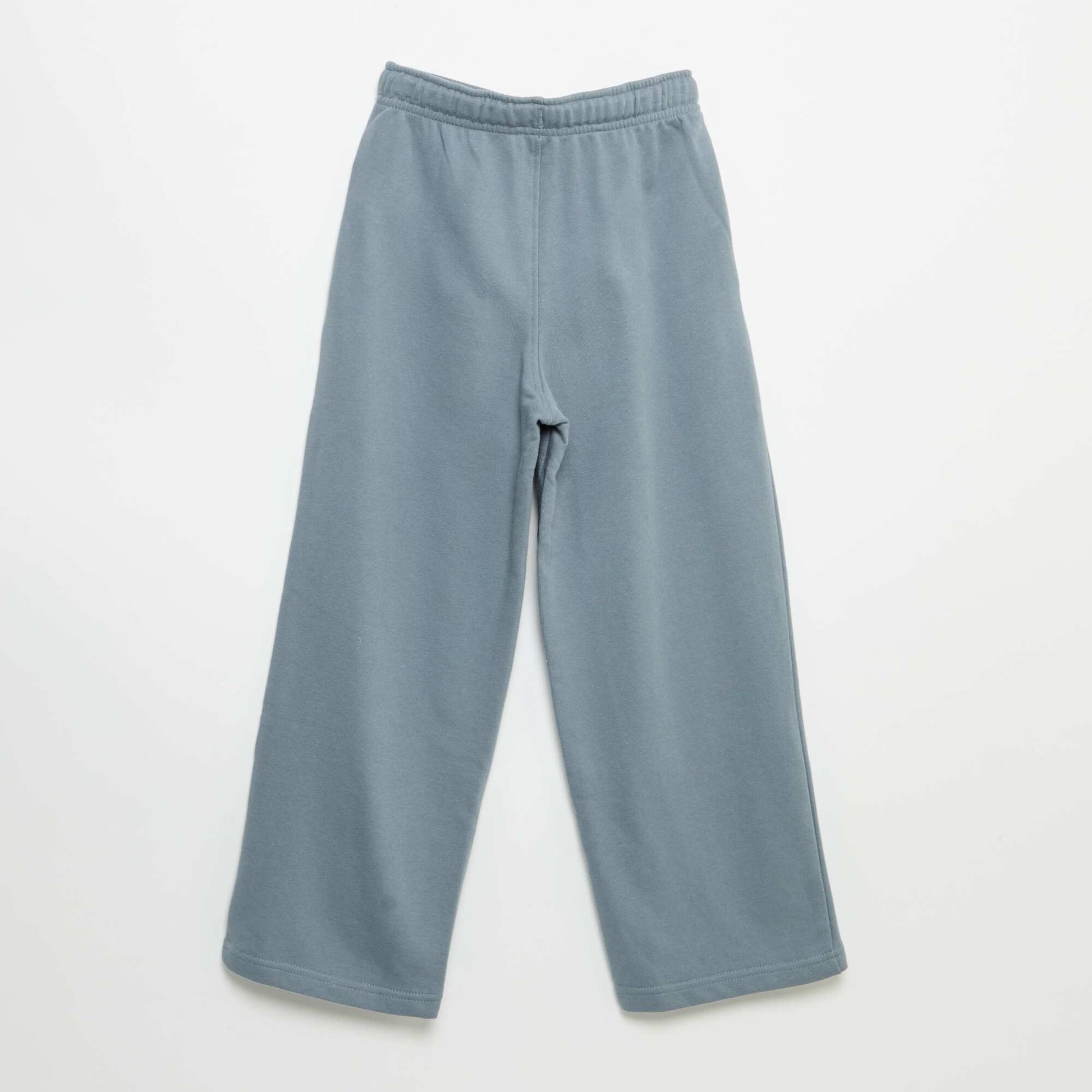 Plain French Terry Jogger Pants BLUE