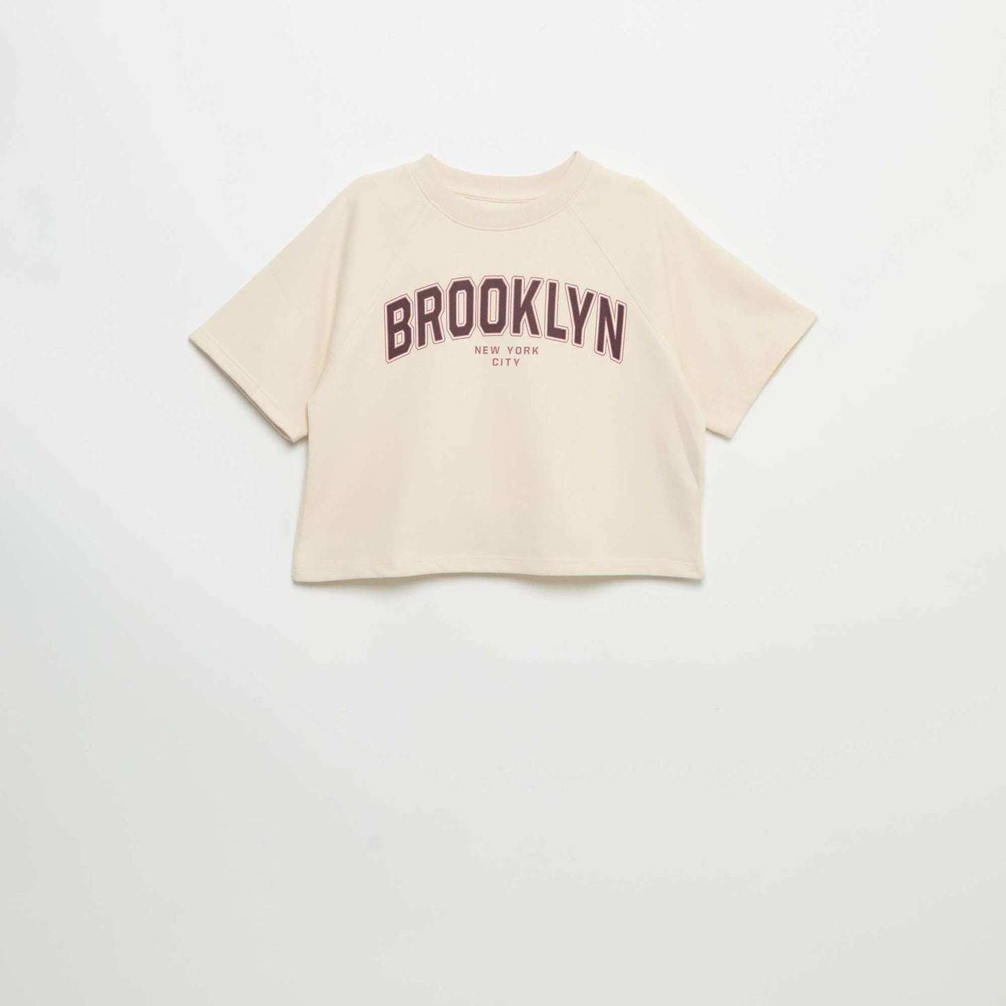Loose fit short-sleeved T-shirt WHITE