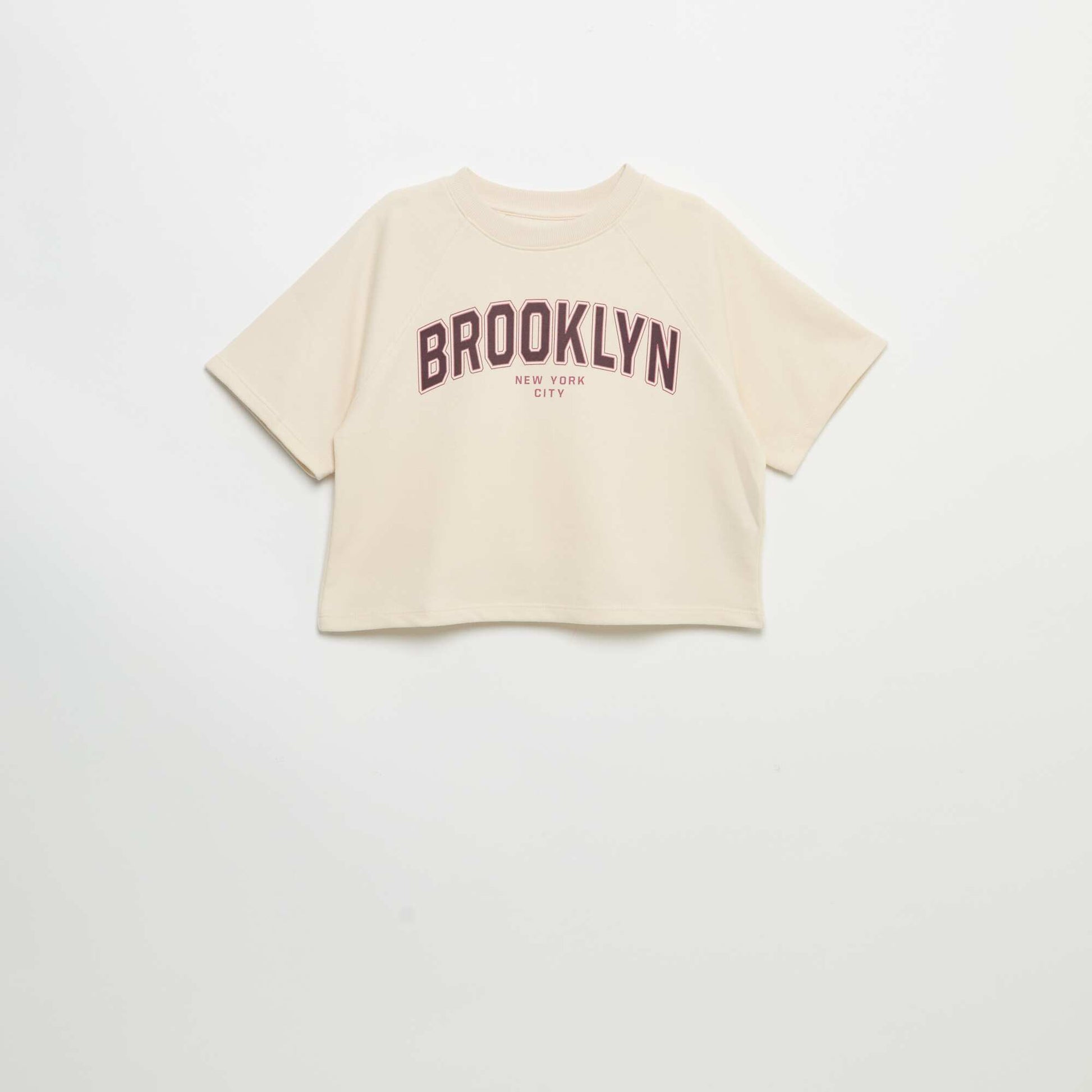 Loose fit short-sleeved T-shirt WHITE