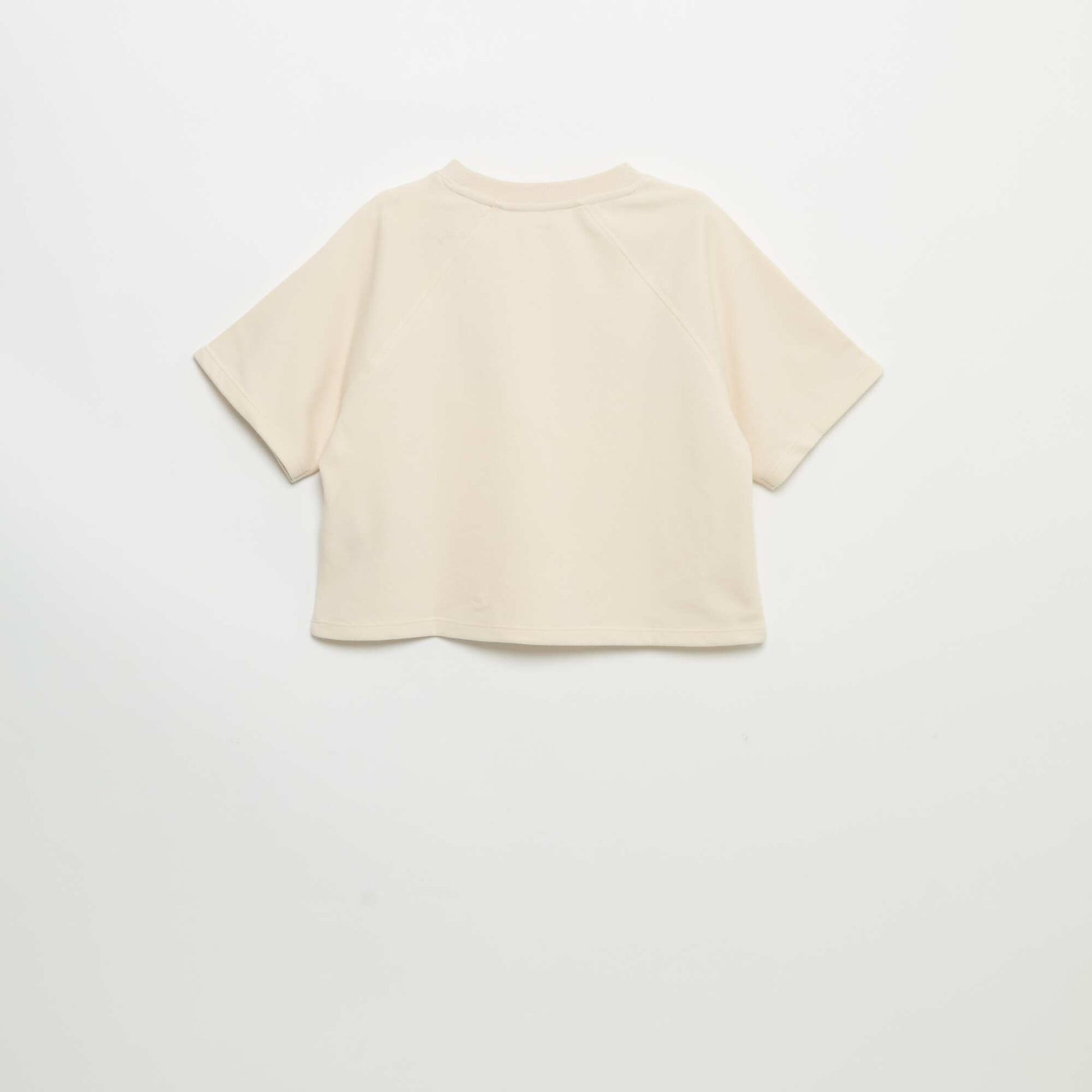Loose fit short-sleeved T-shirt WHITE