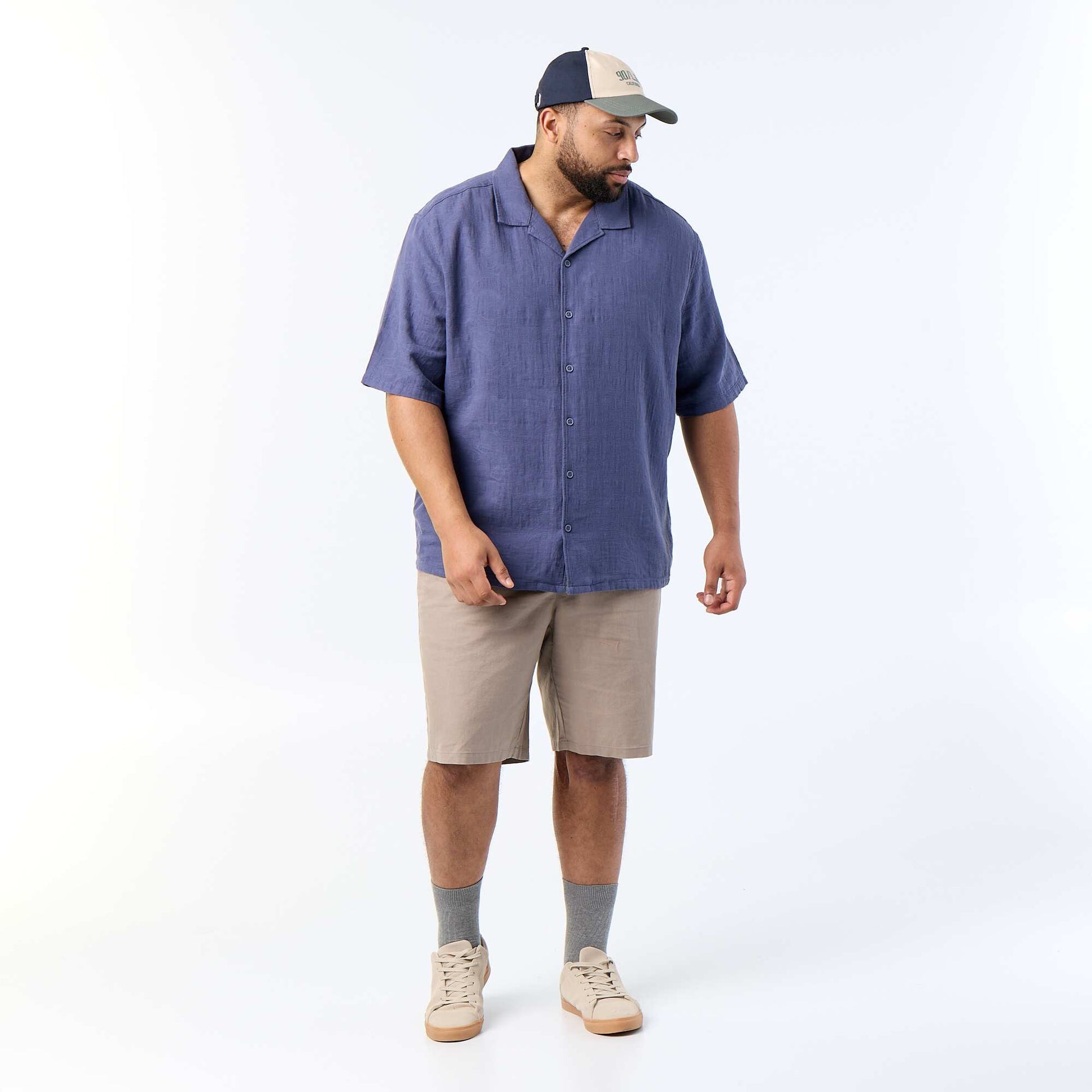 Short-Sleeved Shirt BLUE