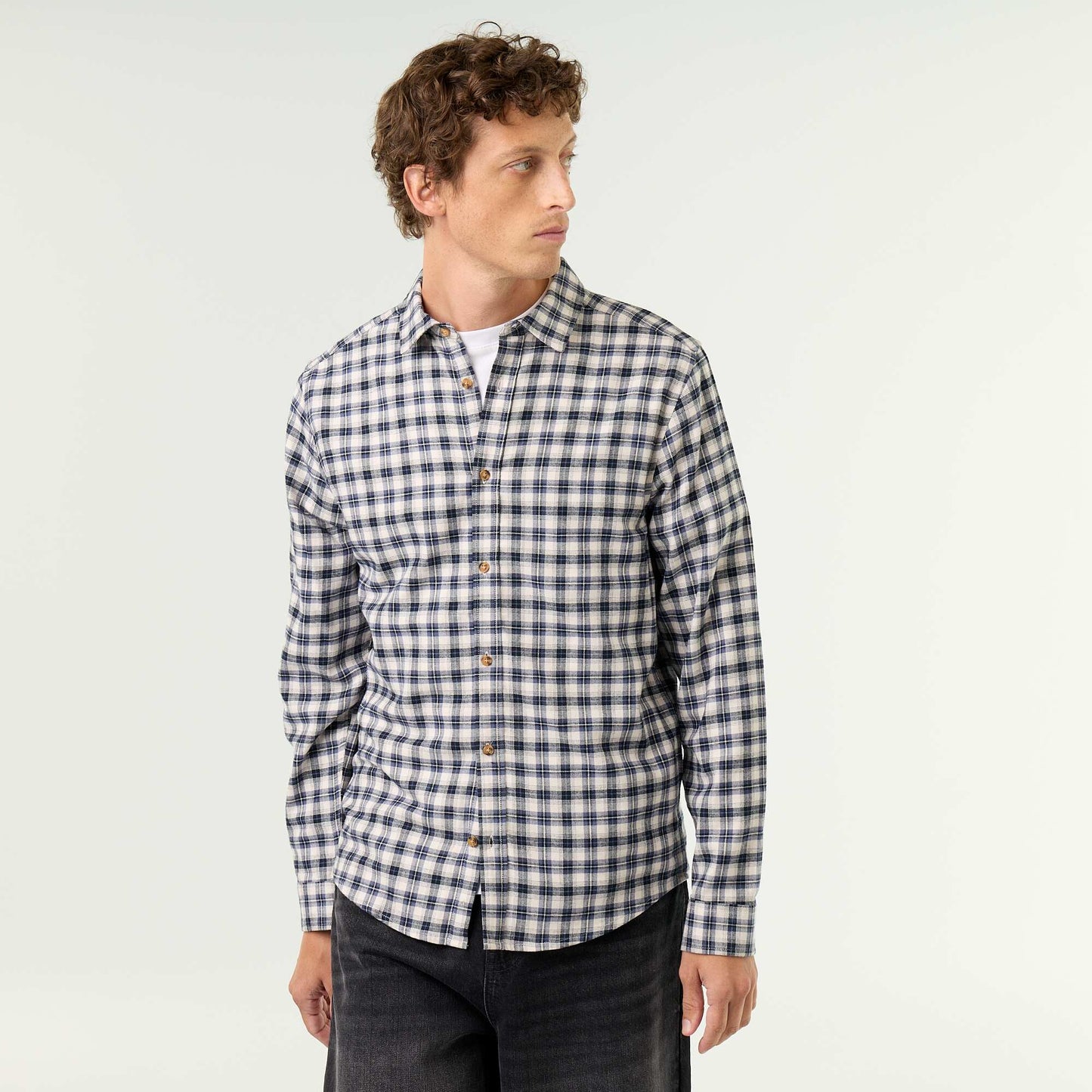 Checked Shirt BLUE