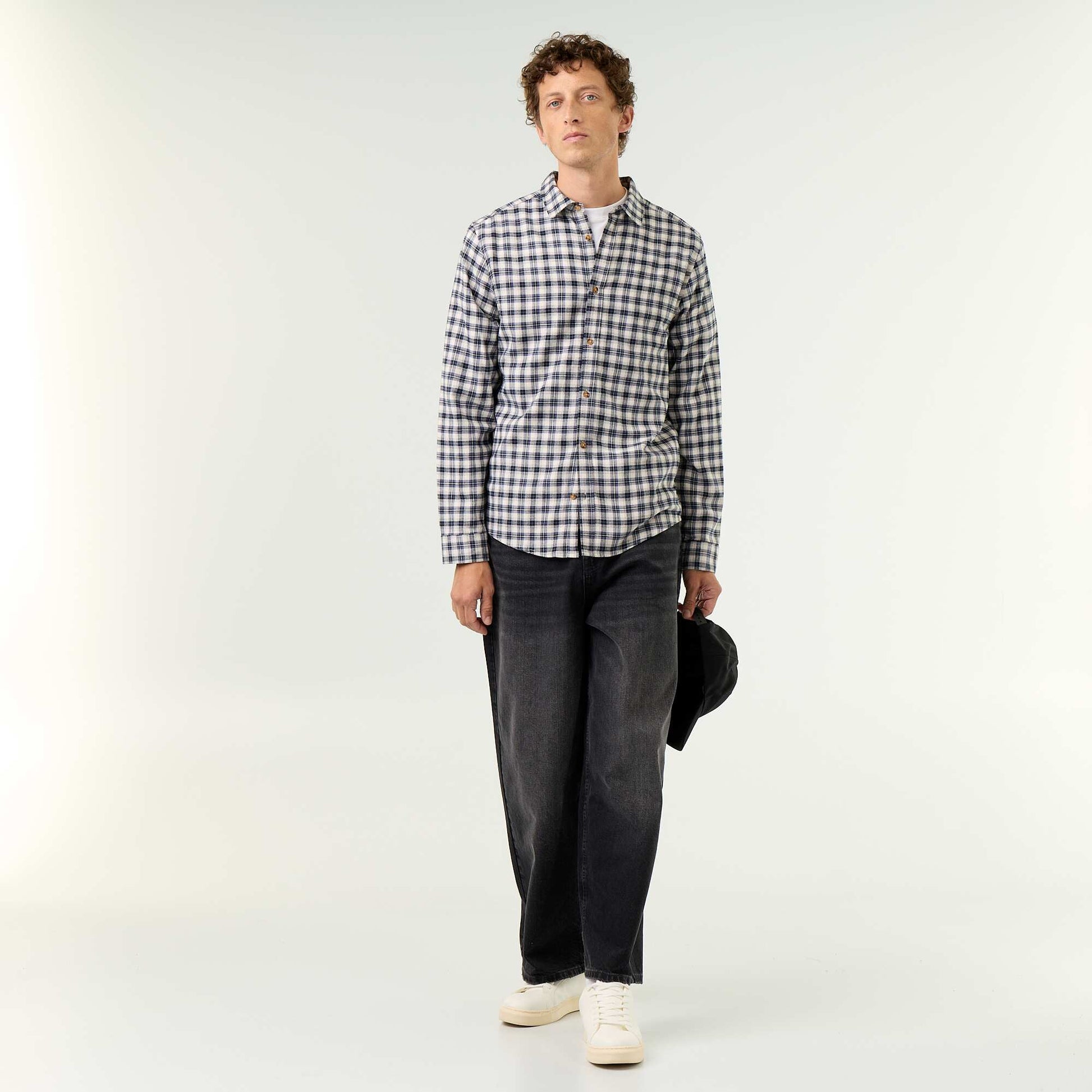 Checked Shirt BLUE