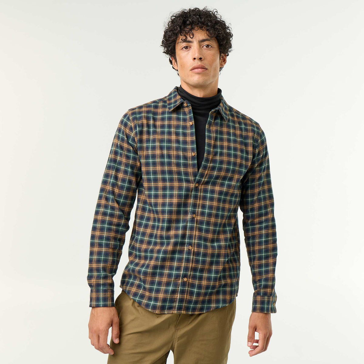 Checked Shirt GREEN