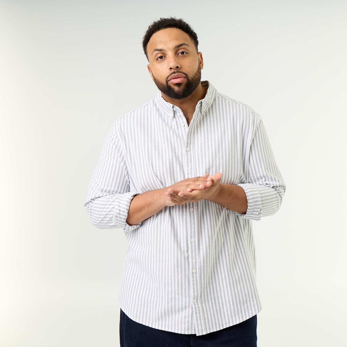 Striped Long-Sleeved Shirt GREEN