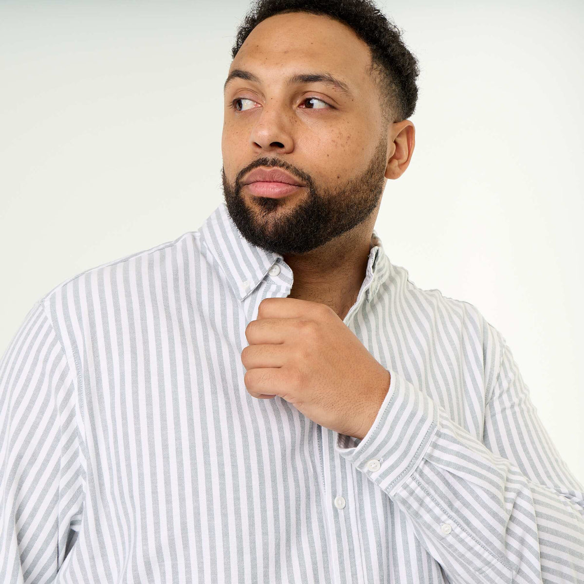 Striped Long-Sleeved Shirt GREEN