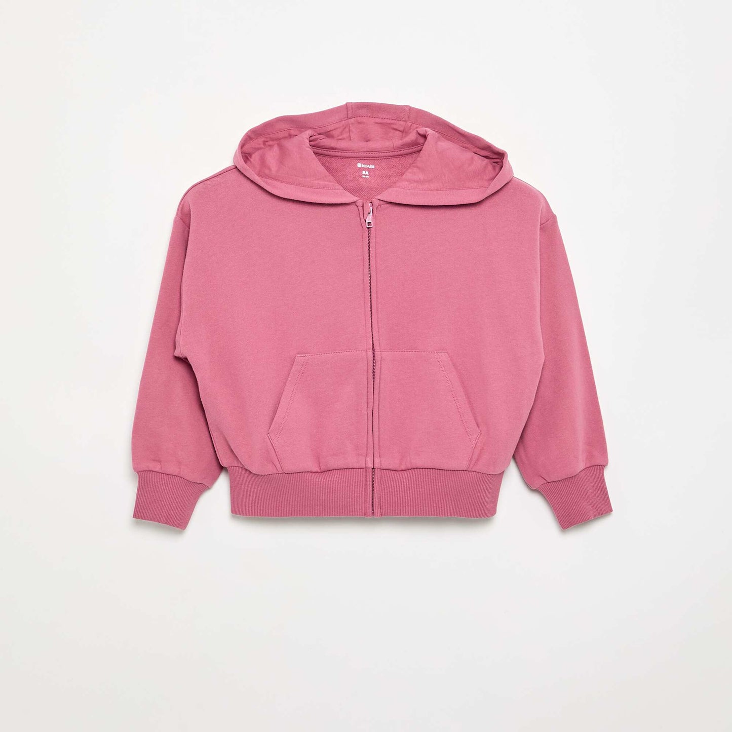 Hooded Zip-Up Sweatshirt PINK
