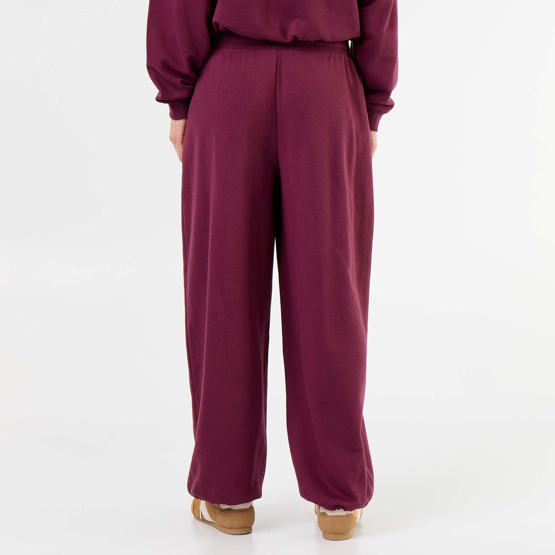 Wide sports joggers PINK