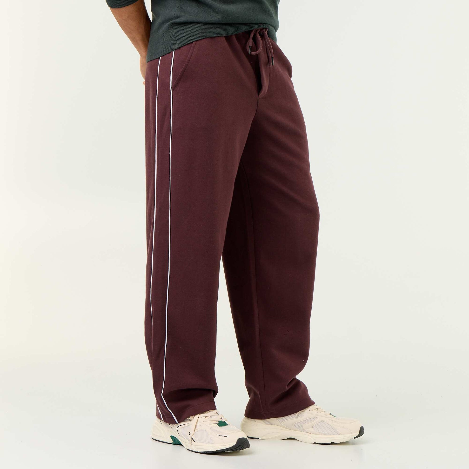 Piped Jogging Pants PURPLE