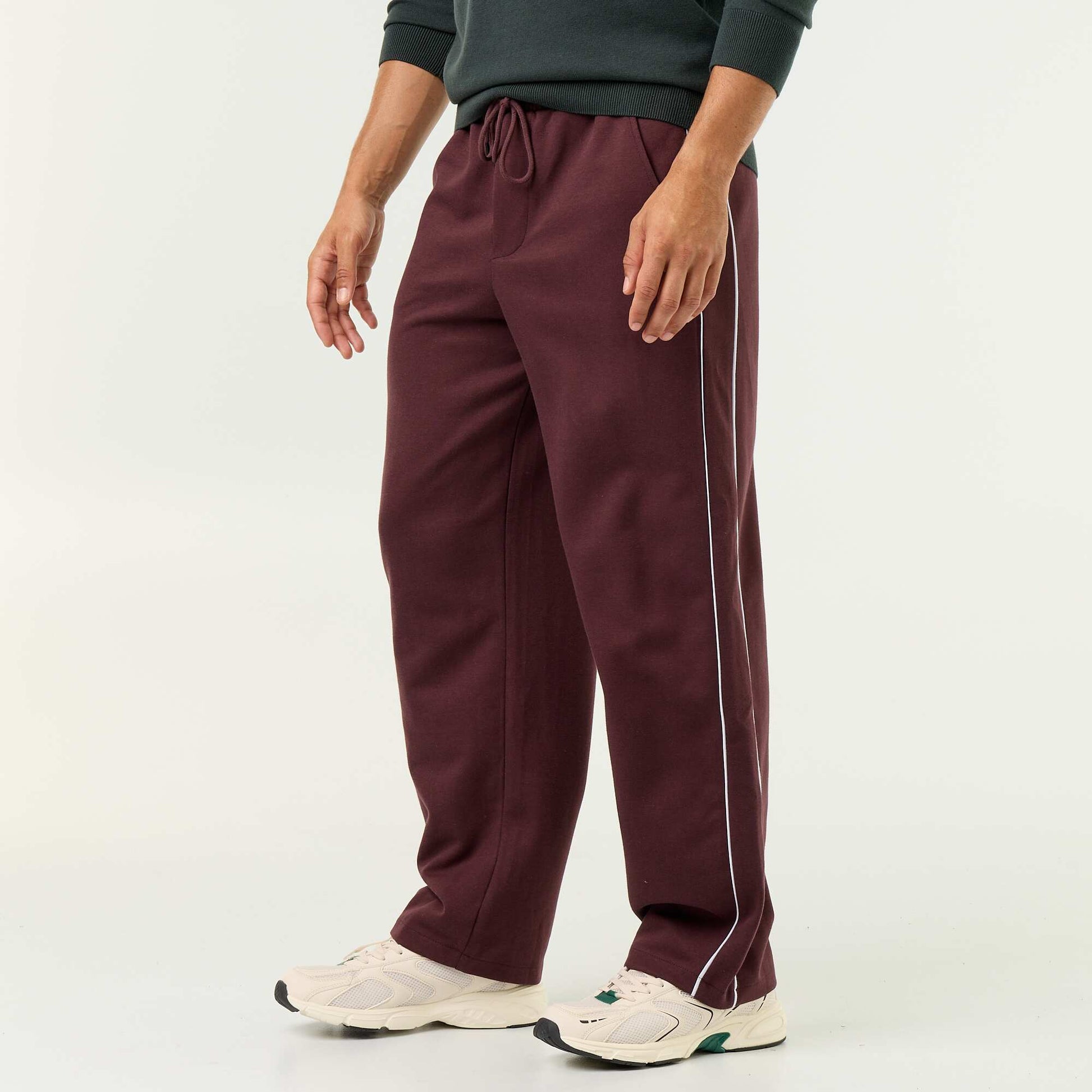 Piped Jogging Pants PURPLE