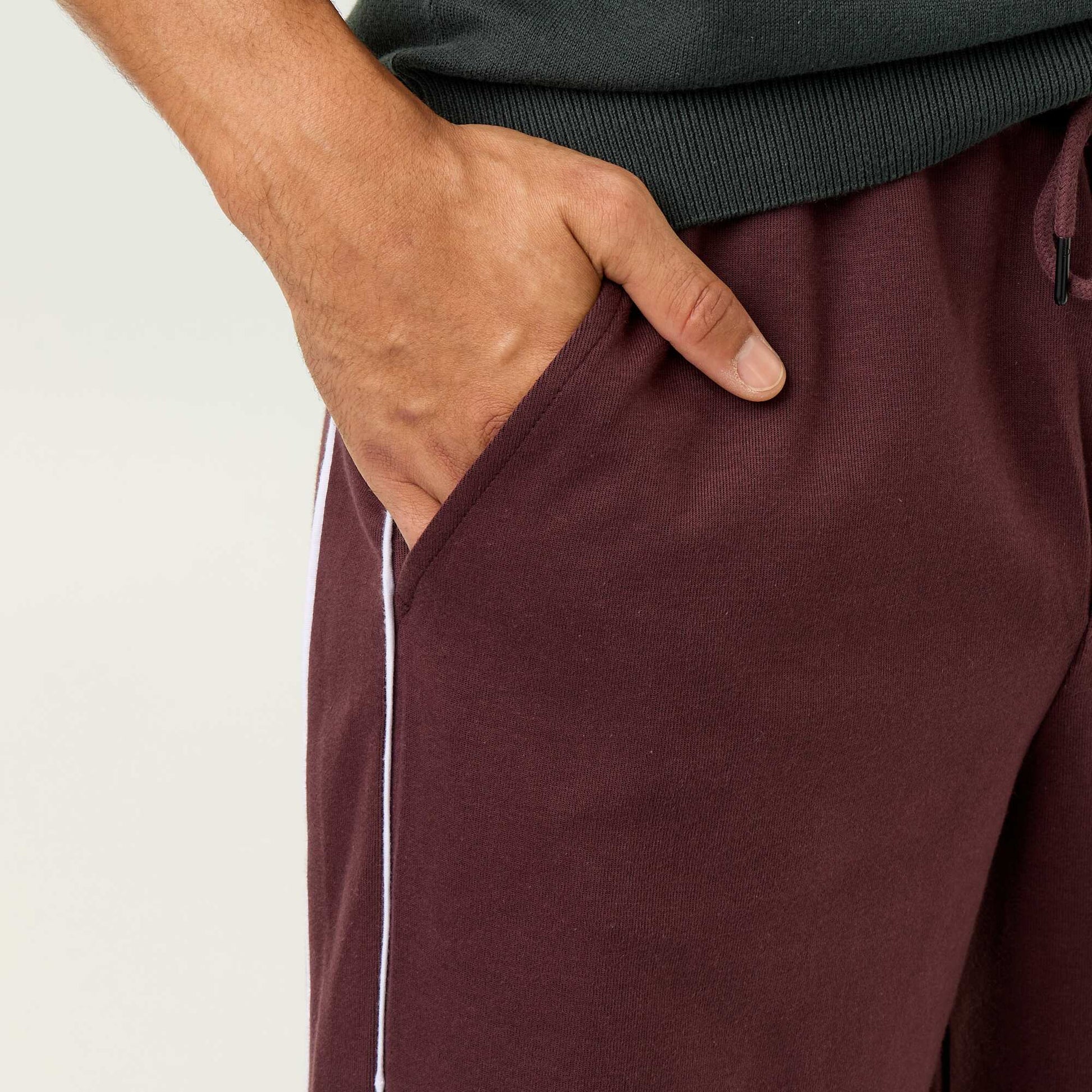 Piped Jogging Pants PURPLE