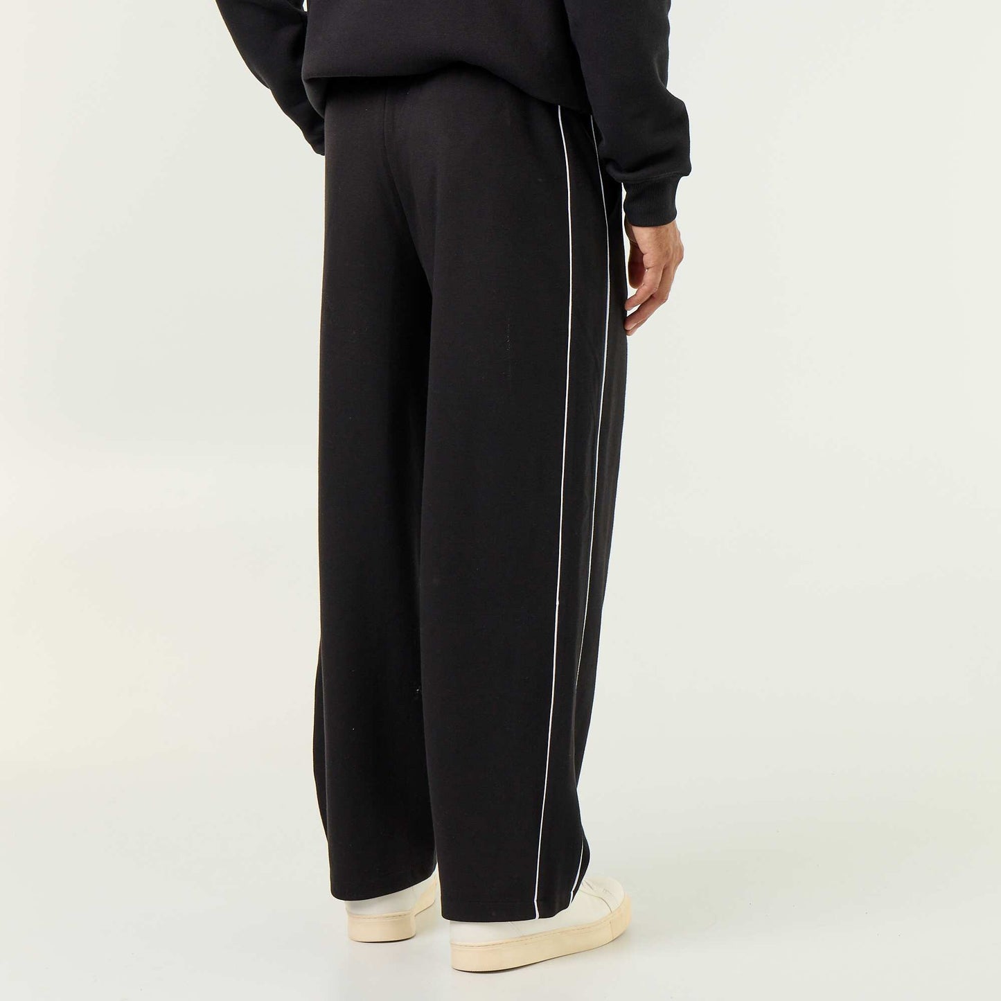 Piped Jogging Pants BLACK