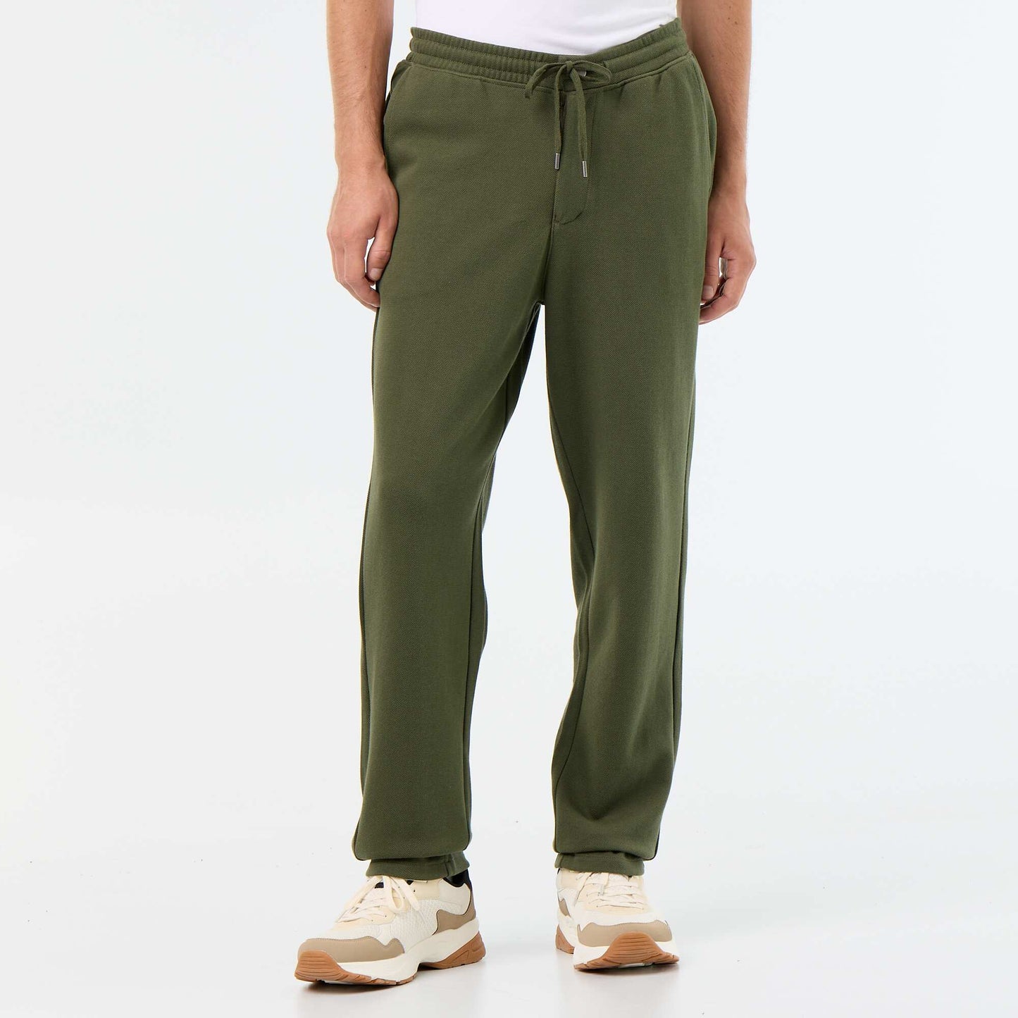 Pique Knit Joggers GREEN
