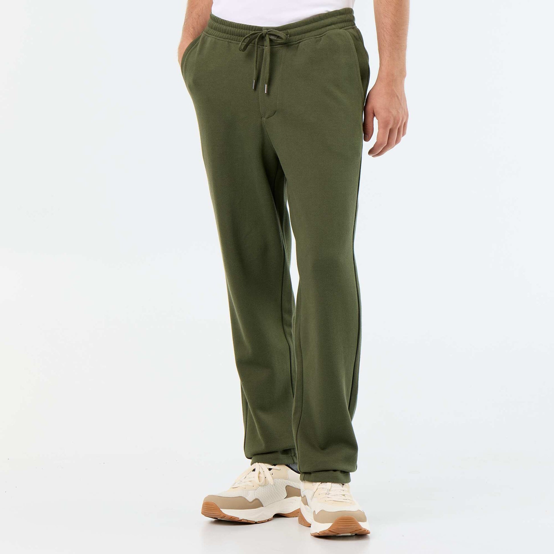 Pique Knit Joggers GREEN