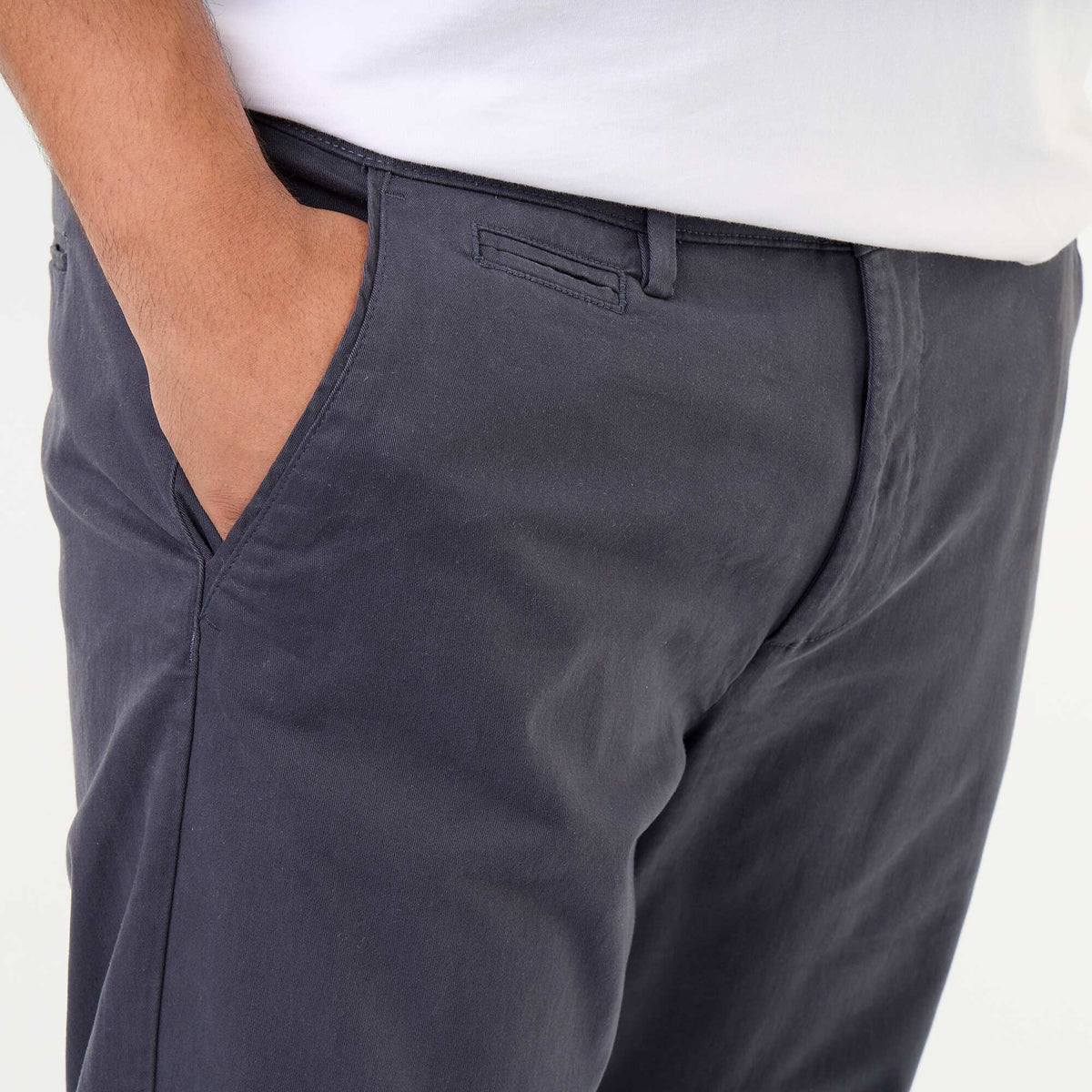 Standard Fit Plain Chino BLUE