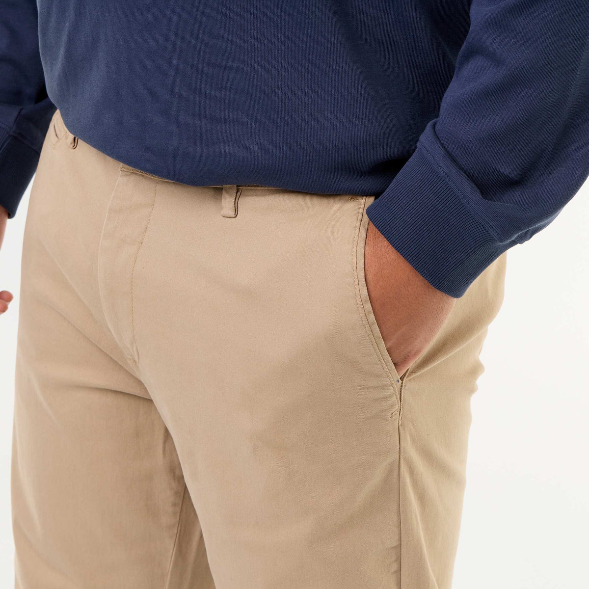 Standard Fit Plain Chino BEIGE