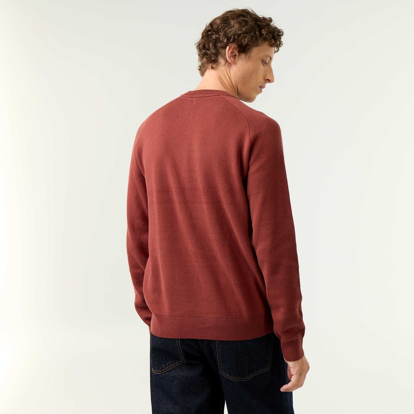 Chunky knit sweater BROWN