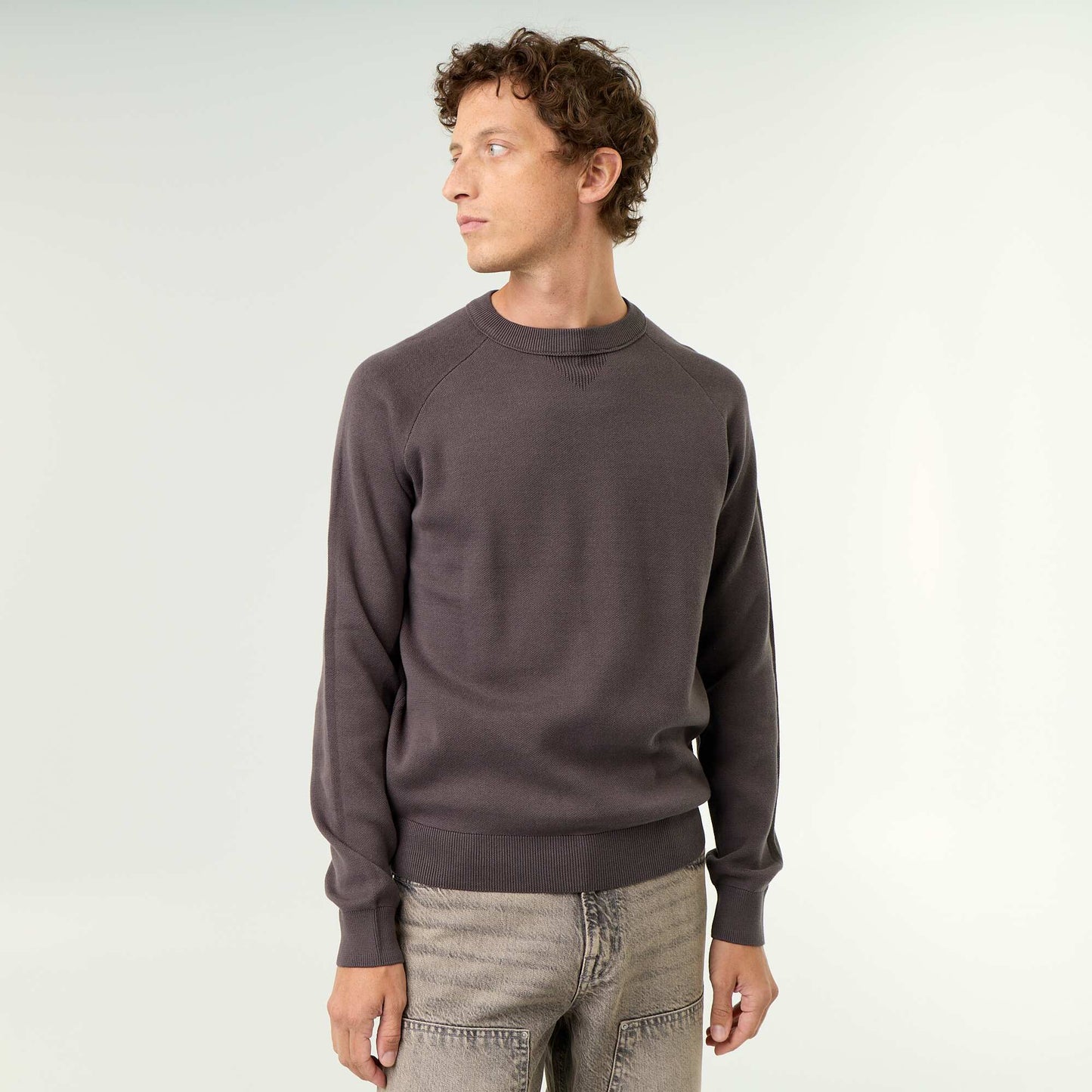 Chunky knit sweater GREY