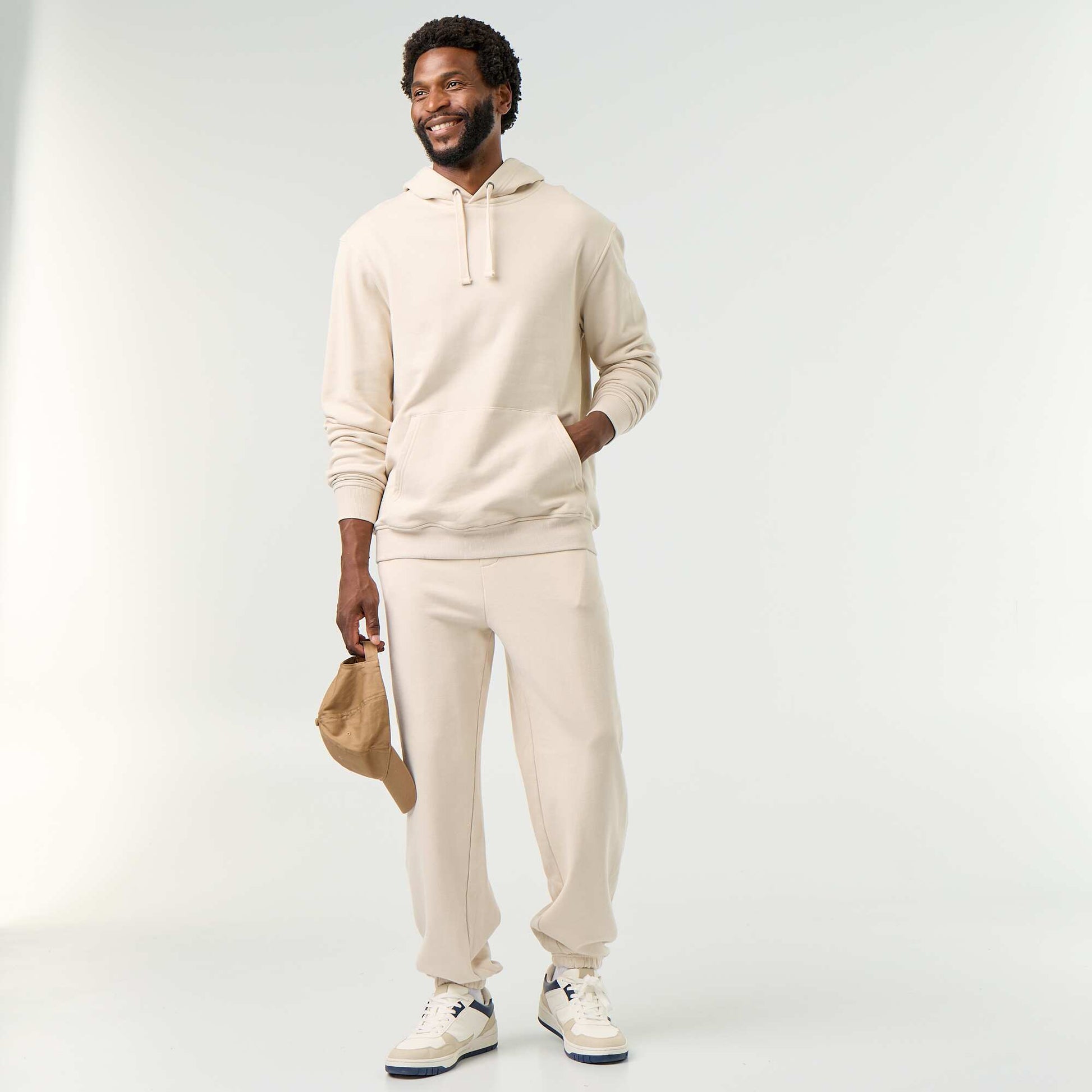 Lightweight plain jogging bottoms GREY