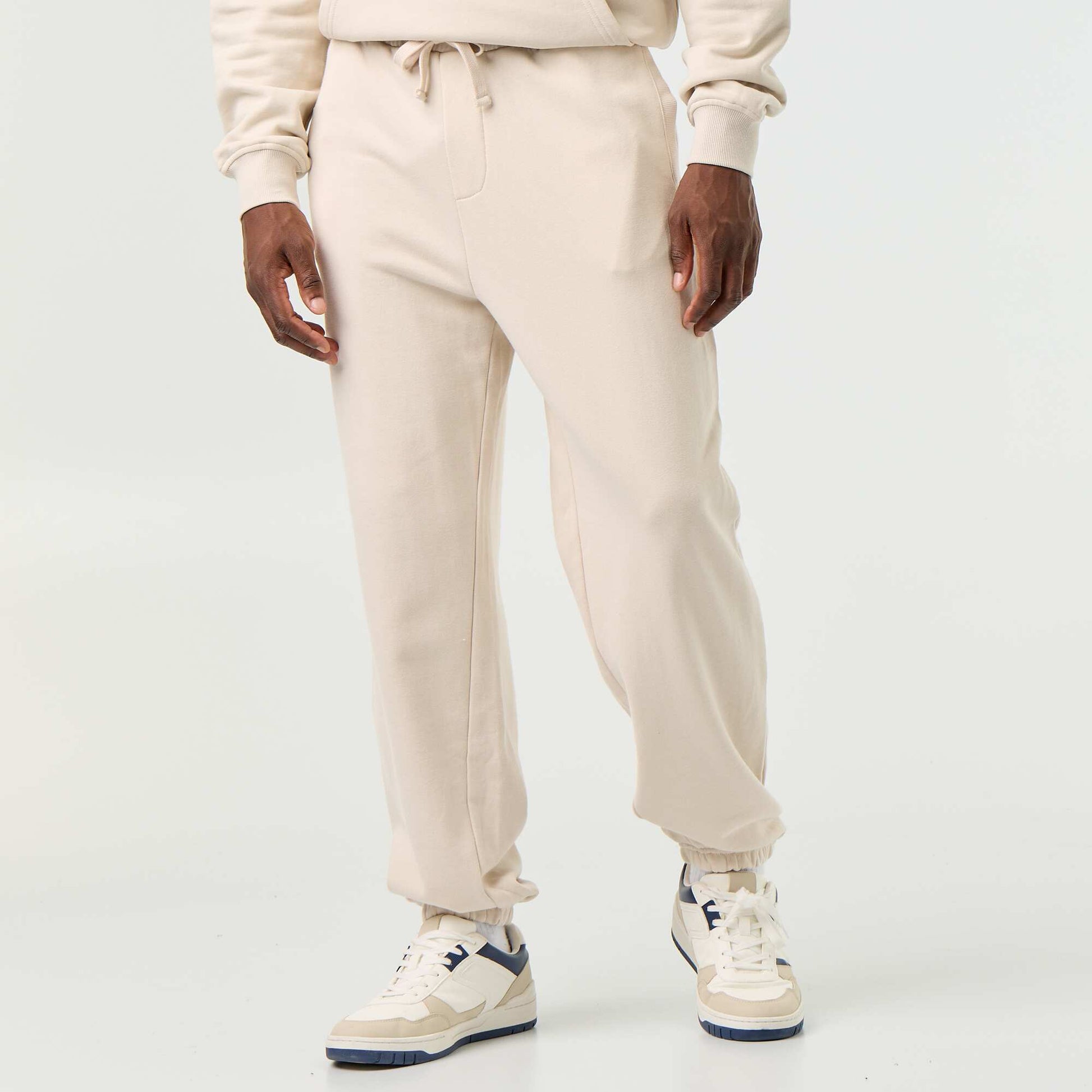 Lightweight plain jogging bottoms GREY