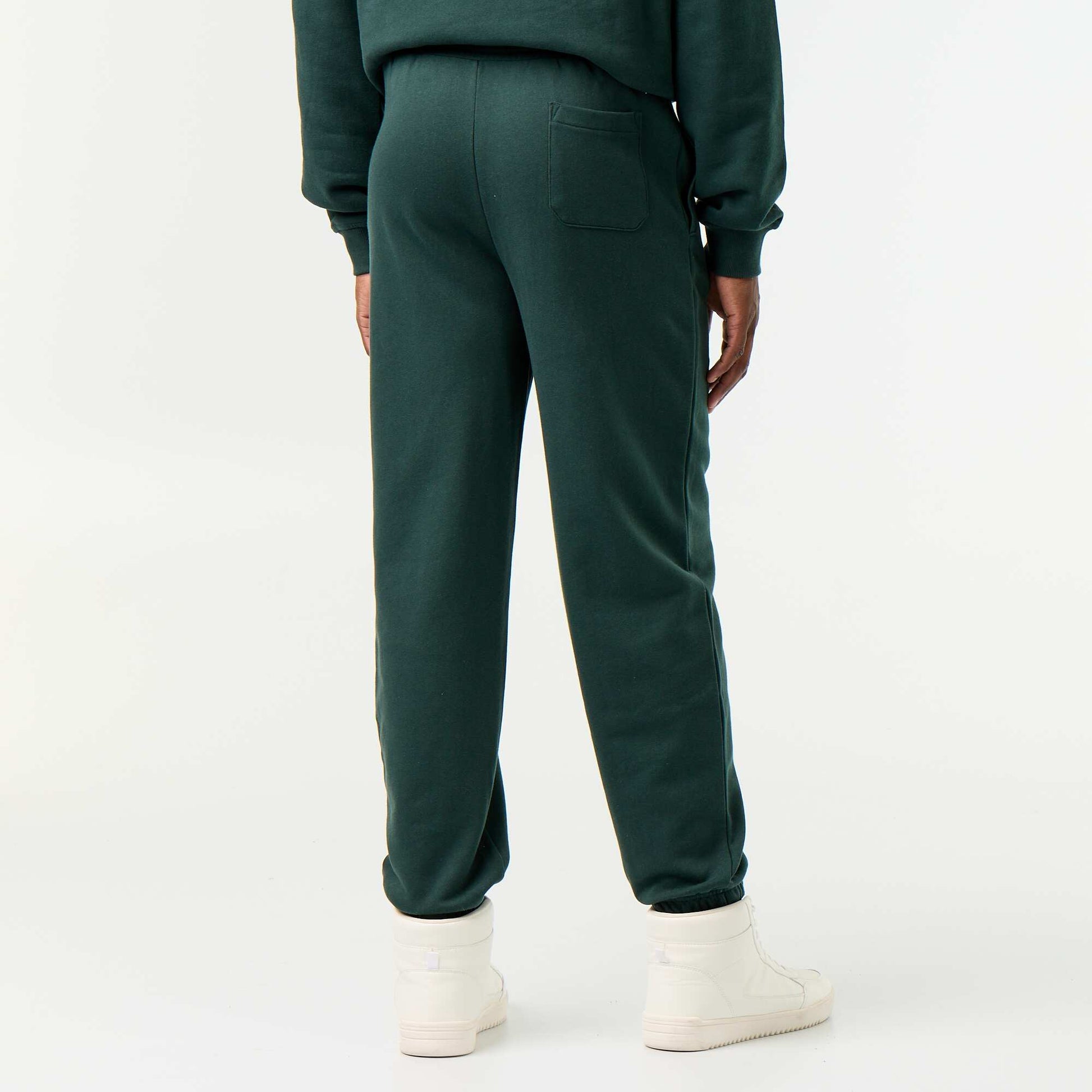 Lightweight plain jogging bottoms GREEN