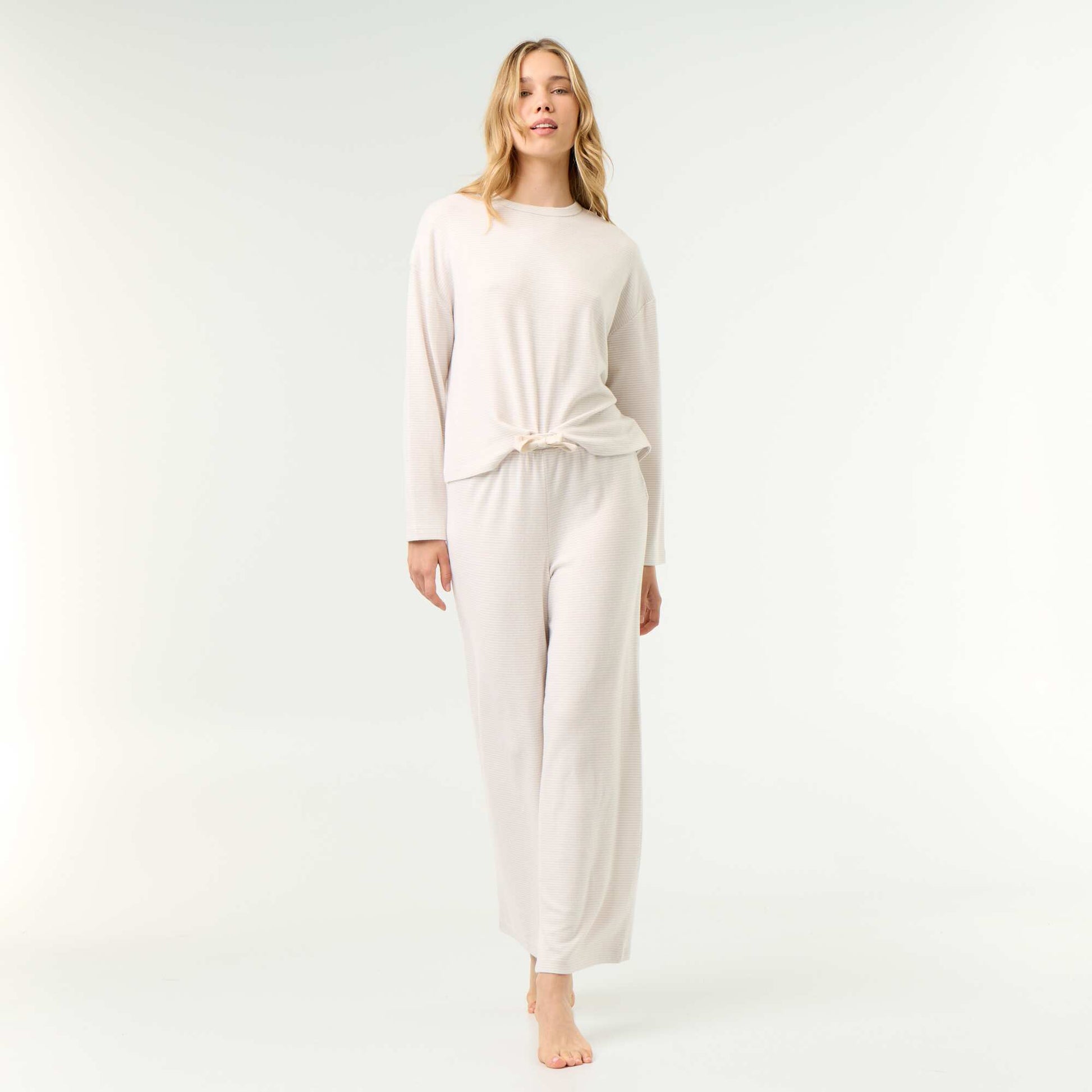 2-piece Pyjama Set - Sweatshirt + Trousers GREY