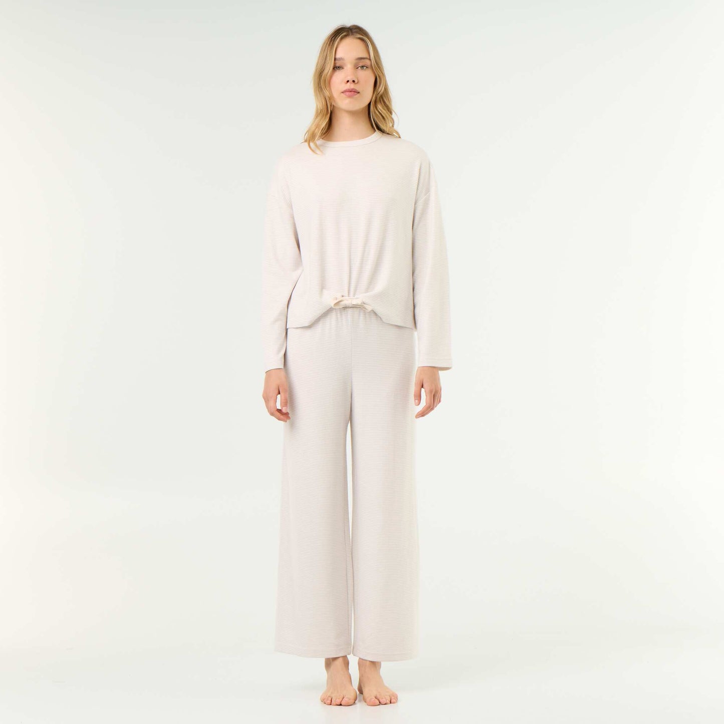 2-piece Pyjama Set - Sweatshirt + Trousers GREY
